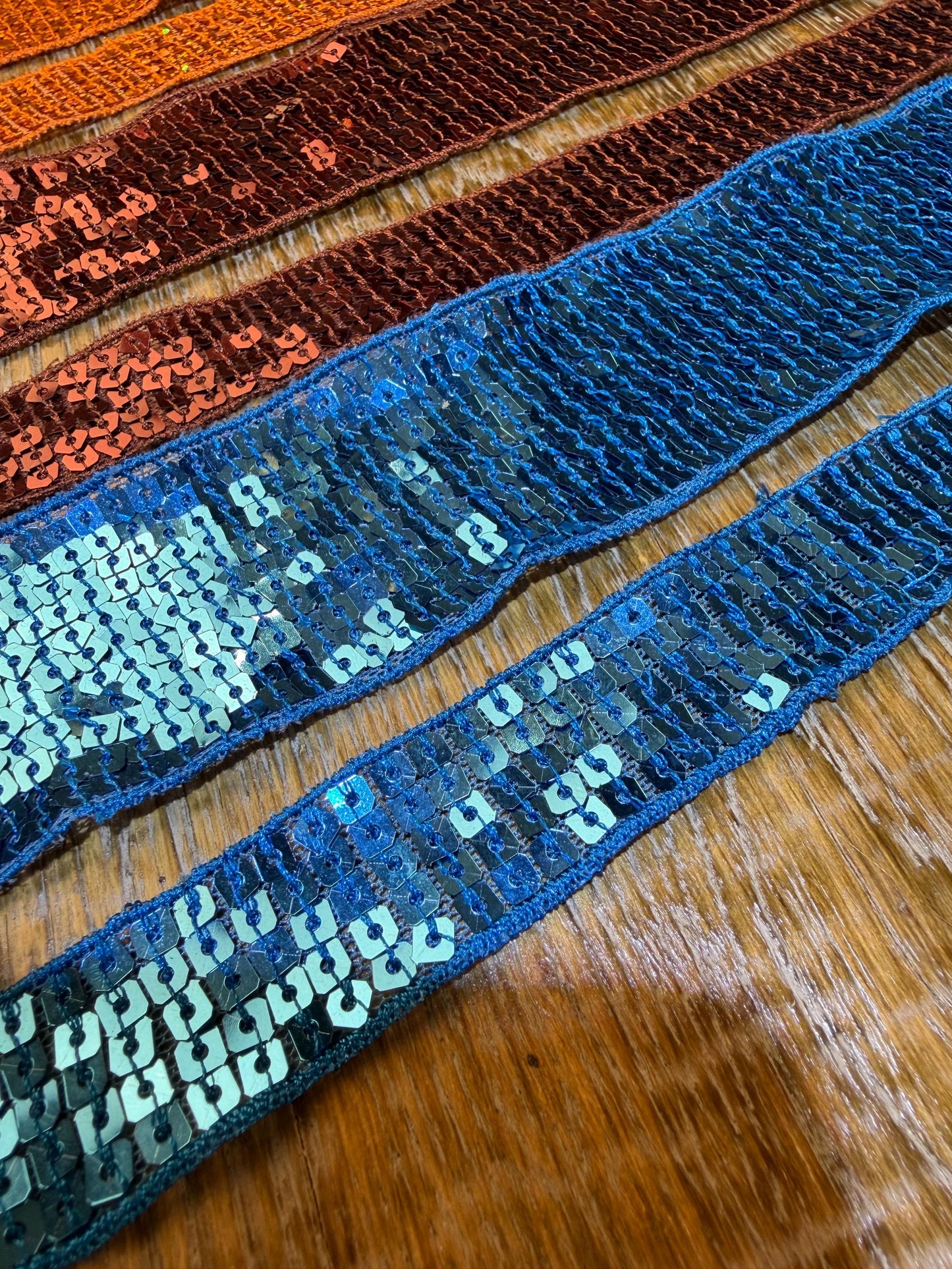 Sequins, Colours, Sequins tape, 2.3cm, 4.6cm