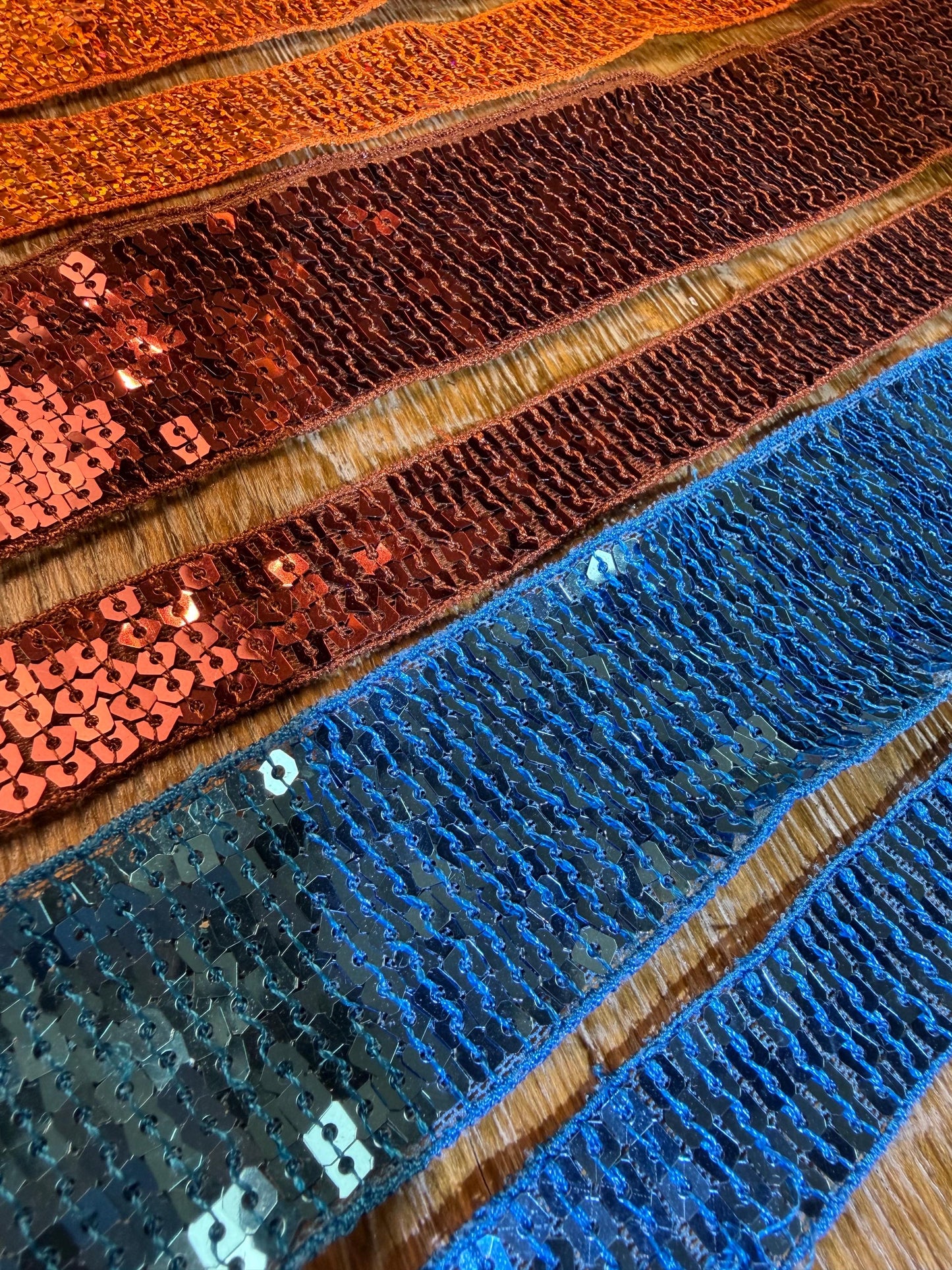 Sequins, Colours, Sequins tape, 2.3cm, 4.6cm