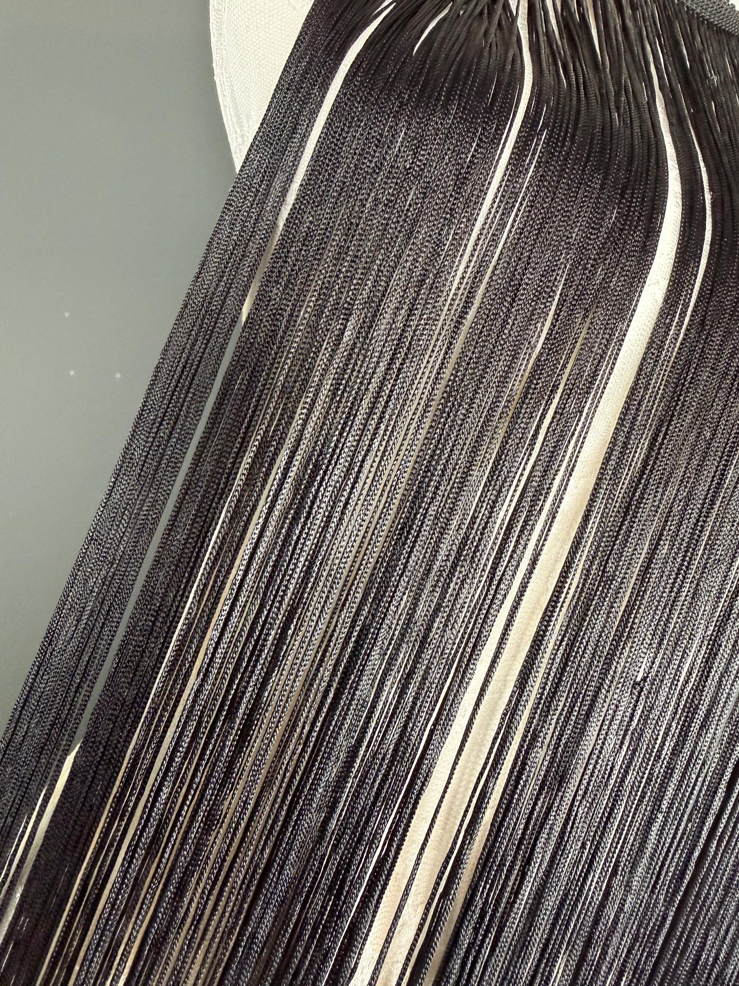 67" Dense Fringe Trim Black, 4 Colour Options