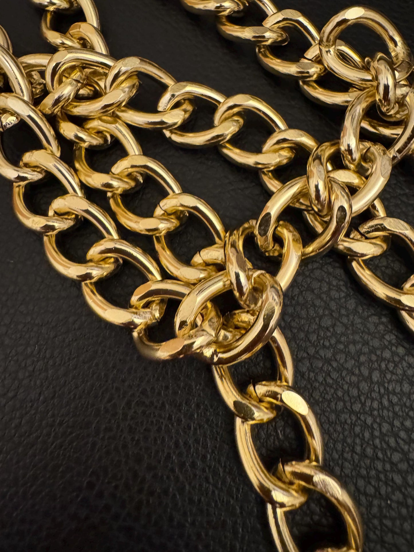 Heavy Weight Gold Metal Chain, Strong Crafting Decor
