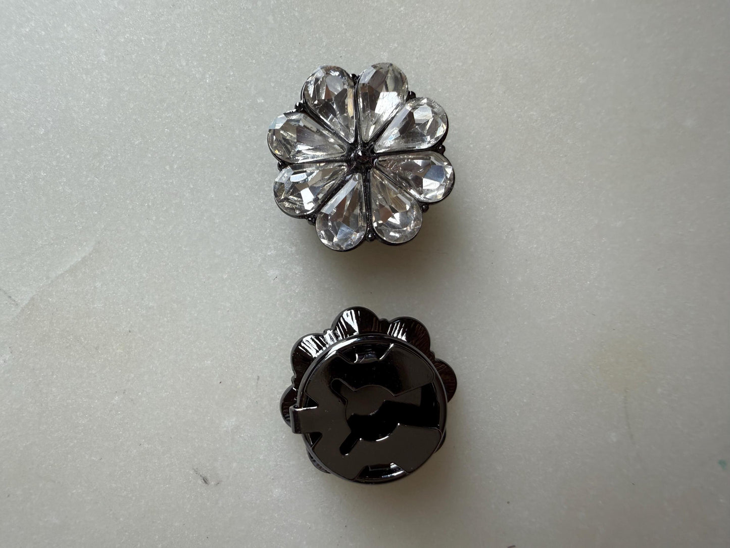 Jewel Button Covers for Shirts (Fits up to 18L), Bridal & Wedding Shirt Accessories