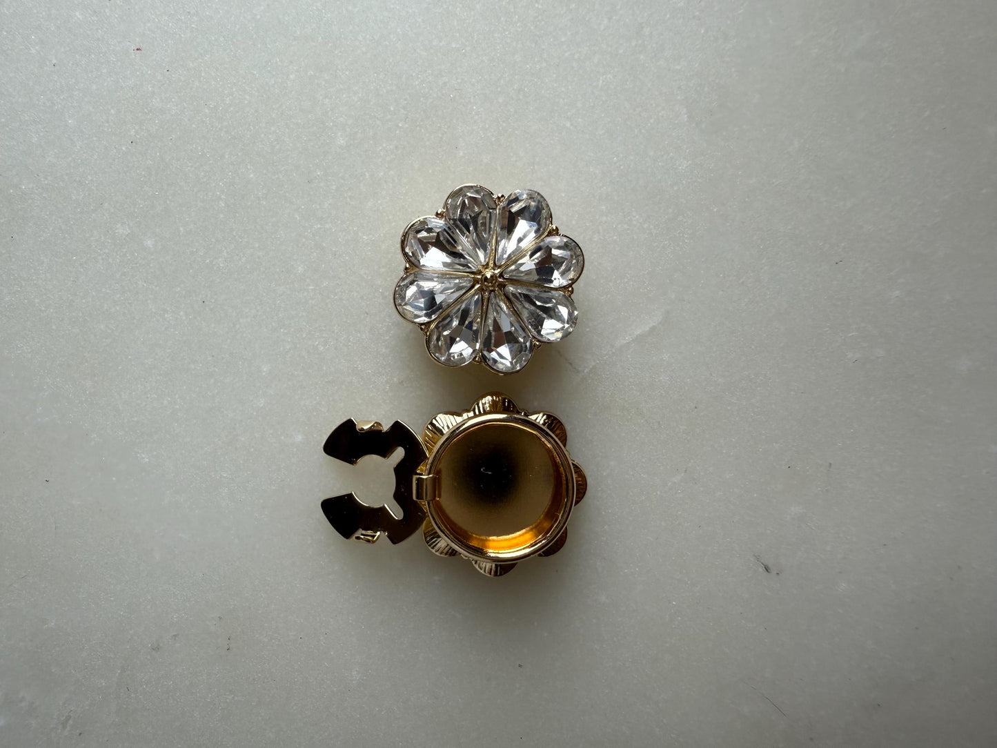 Jewel Button Covers for Shirts (Fits up to 18L), Bridal & Wedding Shirt Accessories