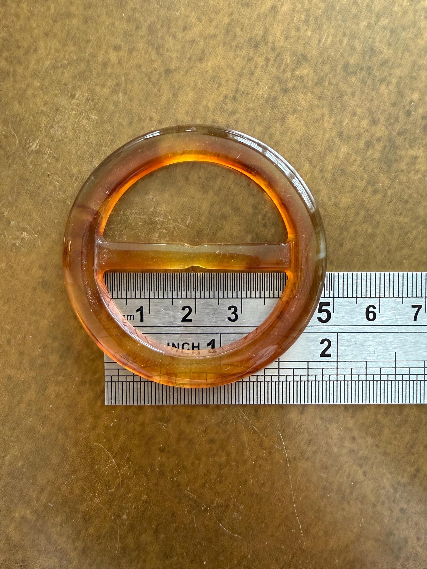 Tortoiseshell Buckle, Round Slider, 3 Sizes