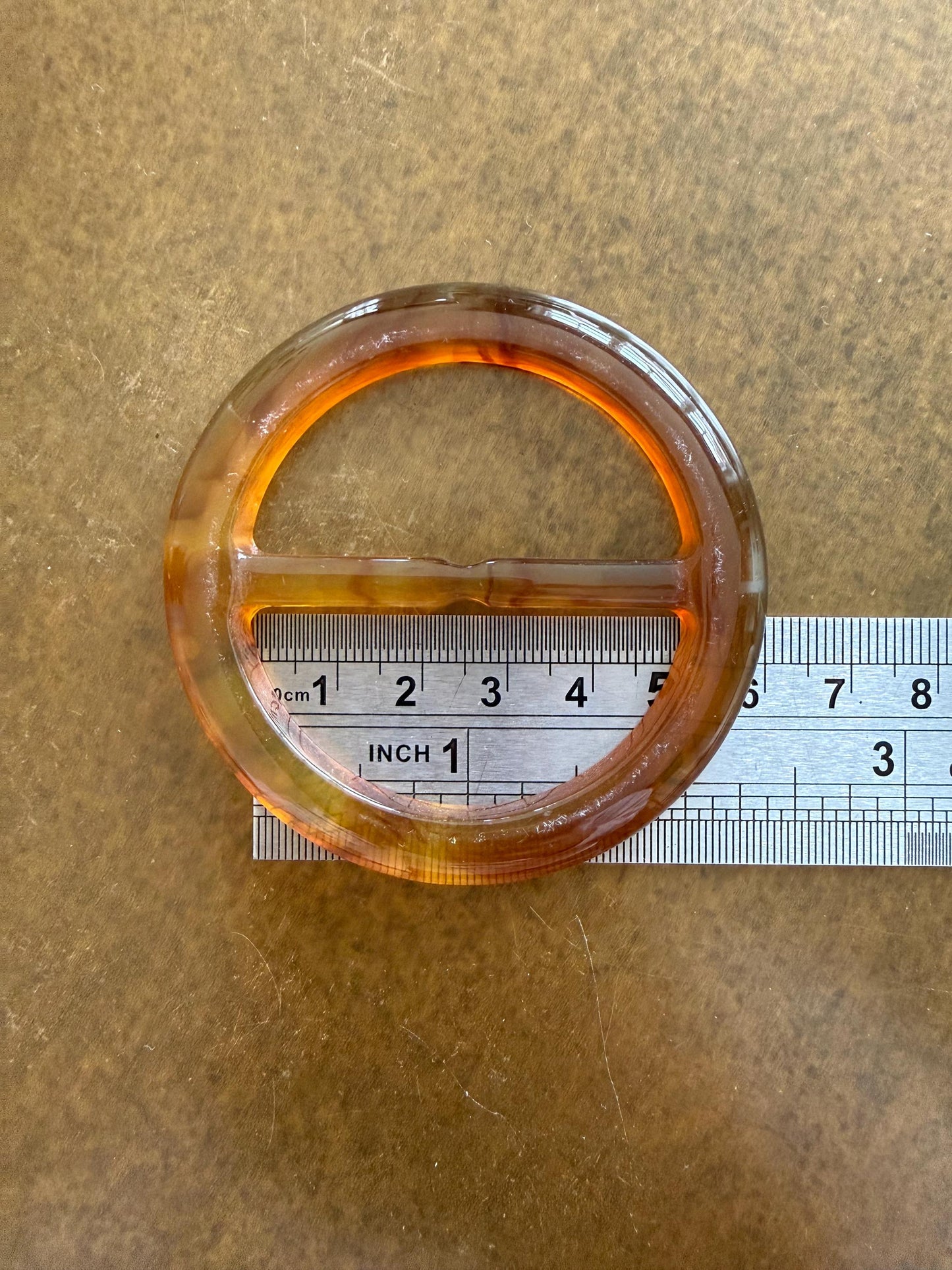 Tortoiseshell Buckle, Round Slider, 3 Sizes