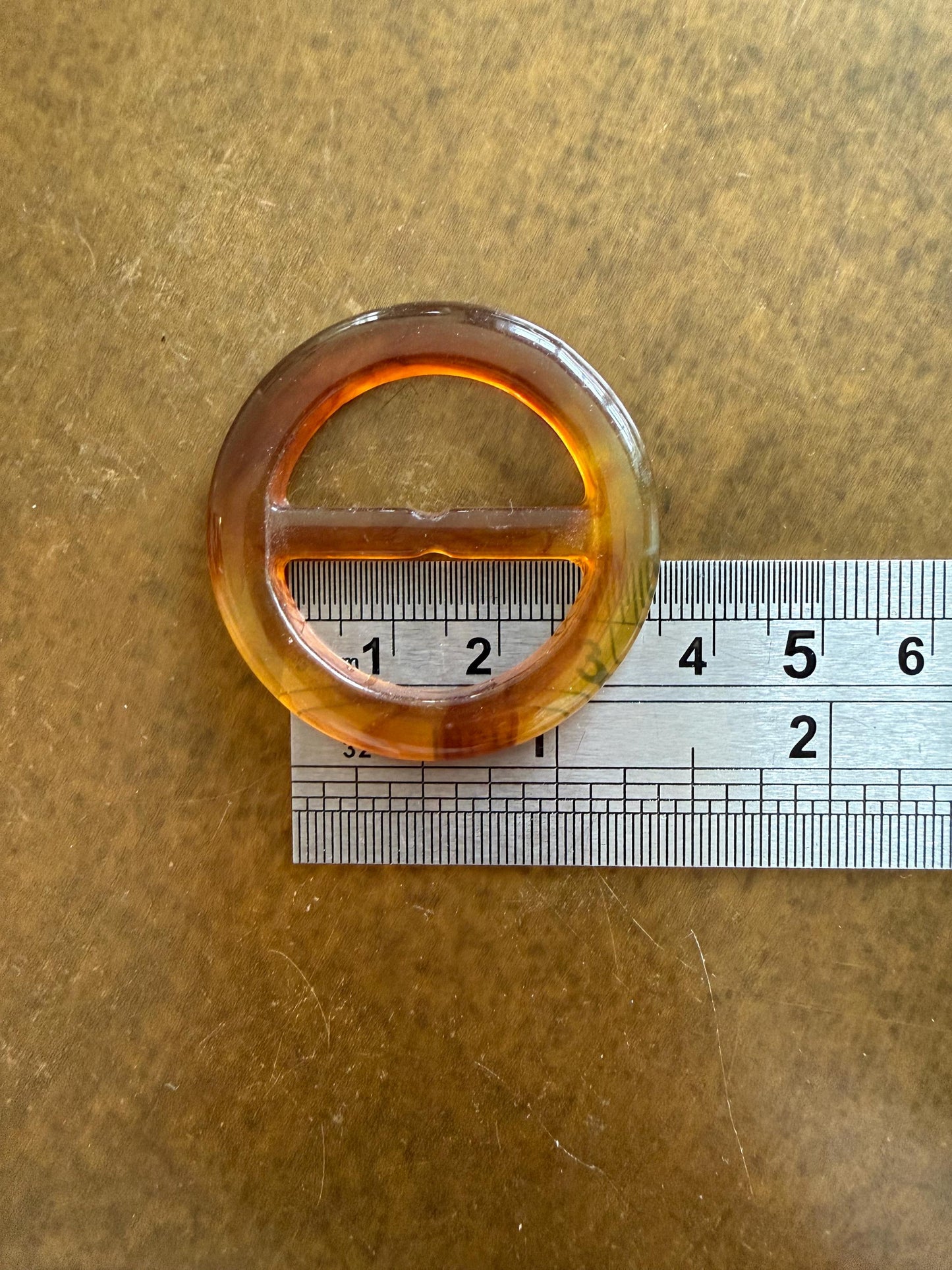 Tortoiseshell Buckle, Round Slider, 3 Sizes