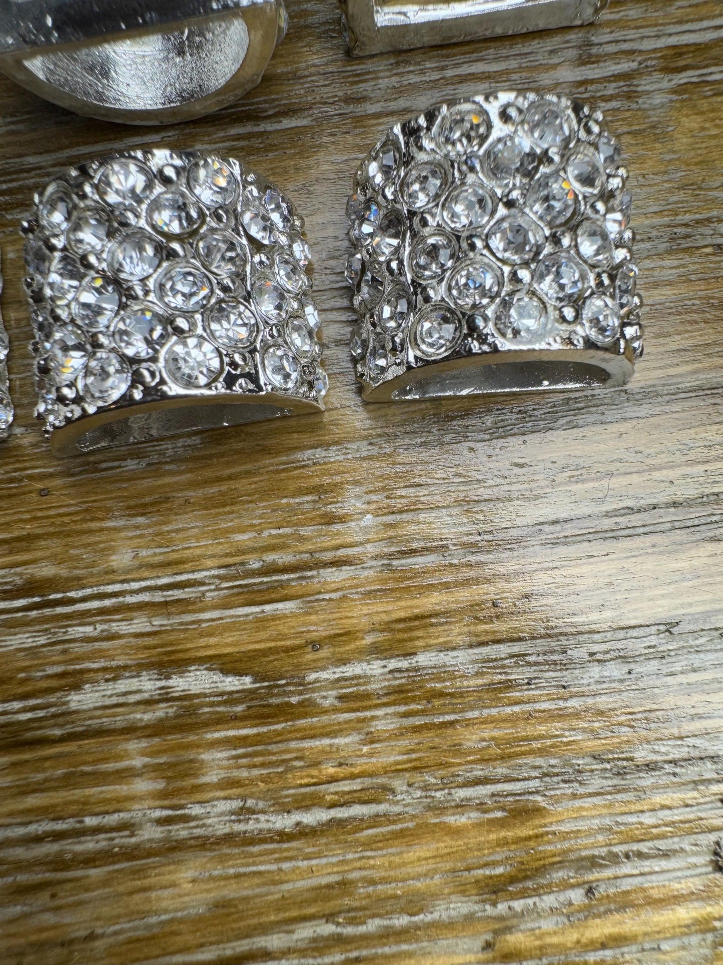 2” Rhinestone Buckle, Silver Diamanté Buckle, 2” Buckle, 5cm Round, Slider Buckle, Belt Buckle, Tube Buckle
