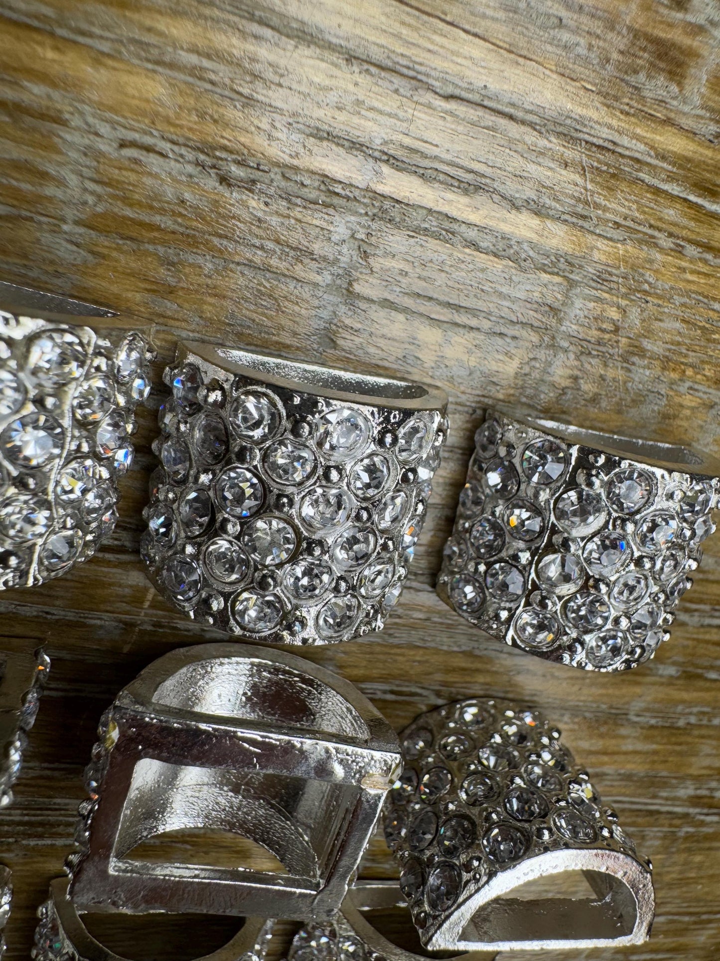 2” Rhinestone Buckle, Silver Diamanté Buckle, 2” Buckle, 5cm Round, Slider Buckle, Belt Buckle, Tube Buckle