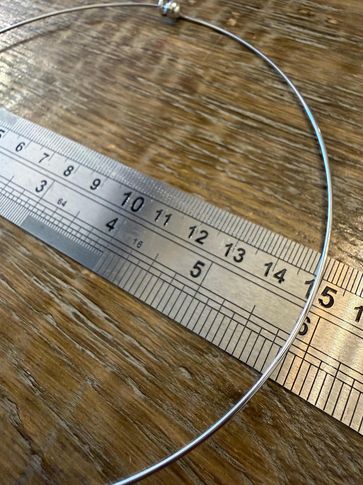 Stainless Steel, Neck wire choker - Silver & Gold, 15cm, 6” Elegant, Festvial, Gift, Dress Accessory