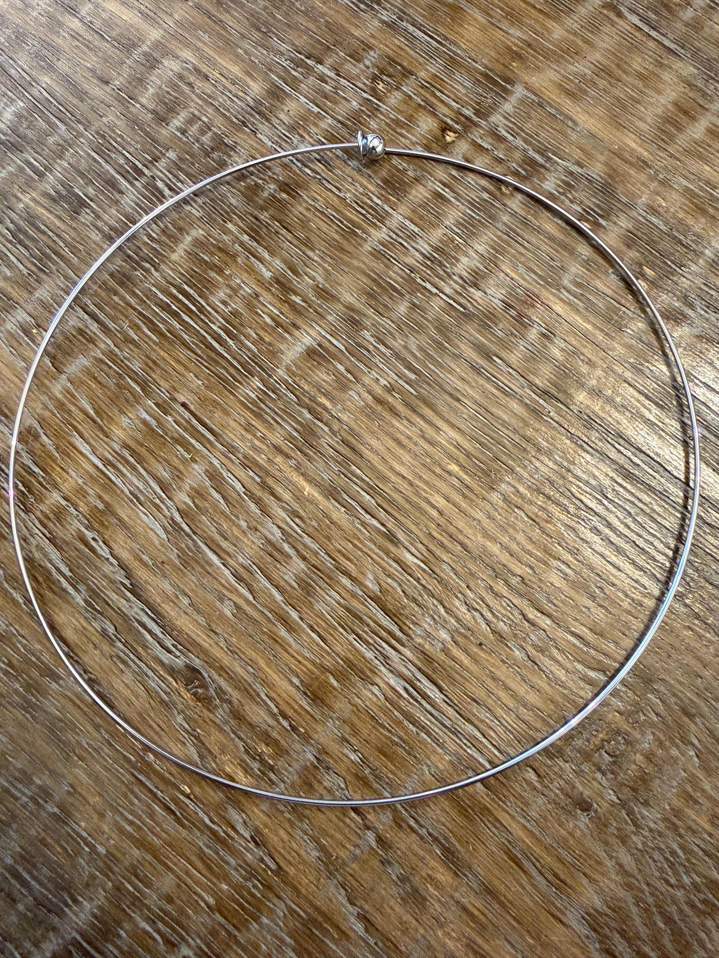 Stainless Steel, Neck wire choker - Silver & Gold, 15cm, 6” Elegant, Festvial, Gift, Dress Accessory