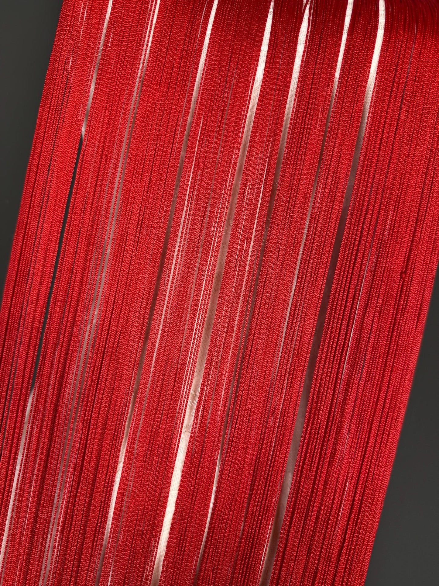 67" Dense Fringe Trim Red, 4 Colour Options