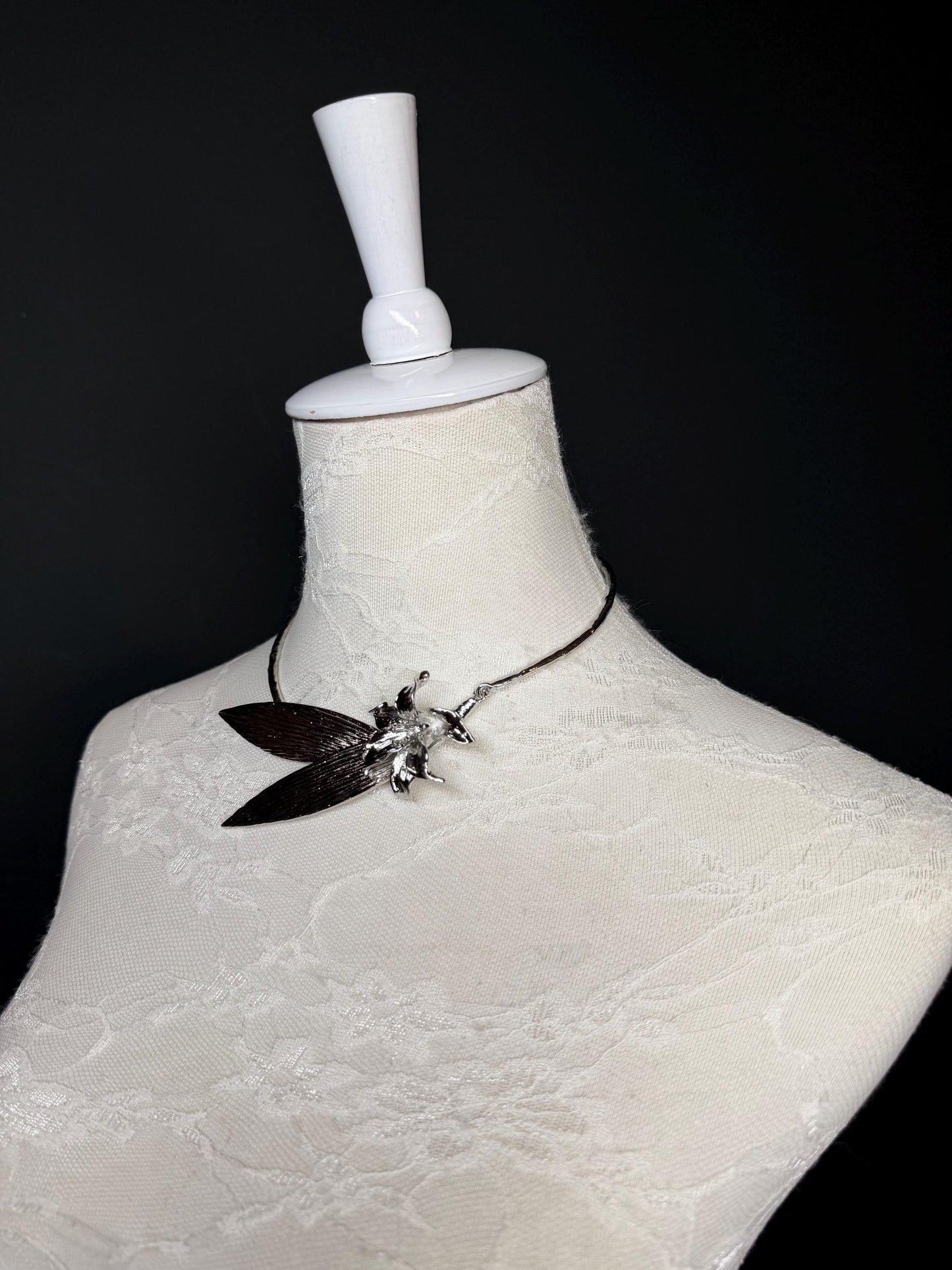 Handmade Floral Leaf Choker