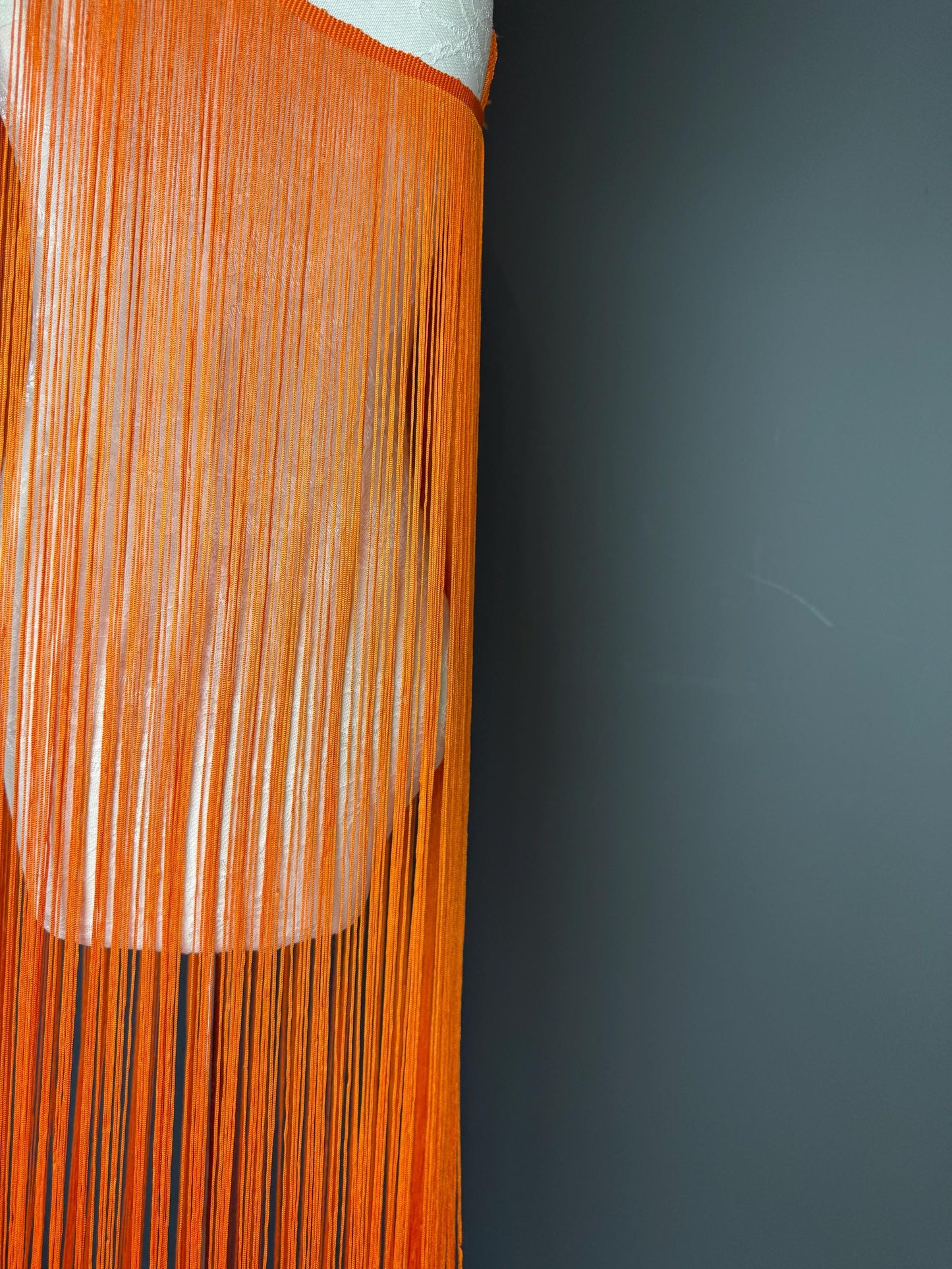 40” Wide Fringe Trim, 100cm Wide Fringe Trimming, High Quality, Dense High Quality Fringe, Orange, 27 Colours