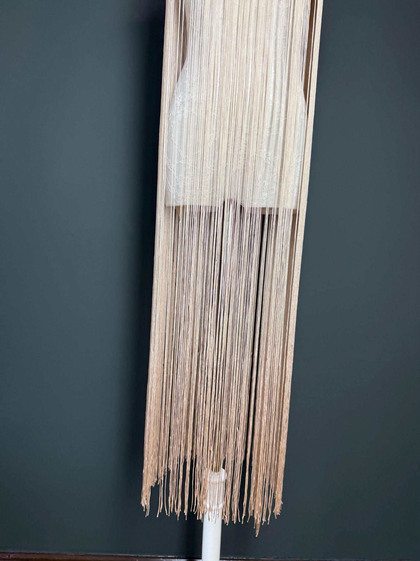 Champagne Fringe Trim, 40" Wide, Dense Quality, 27 Colour Options