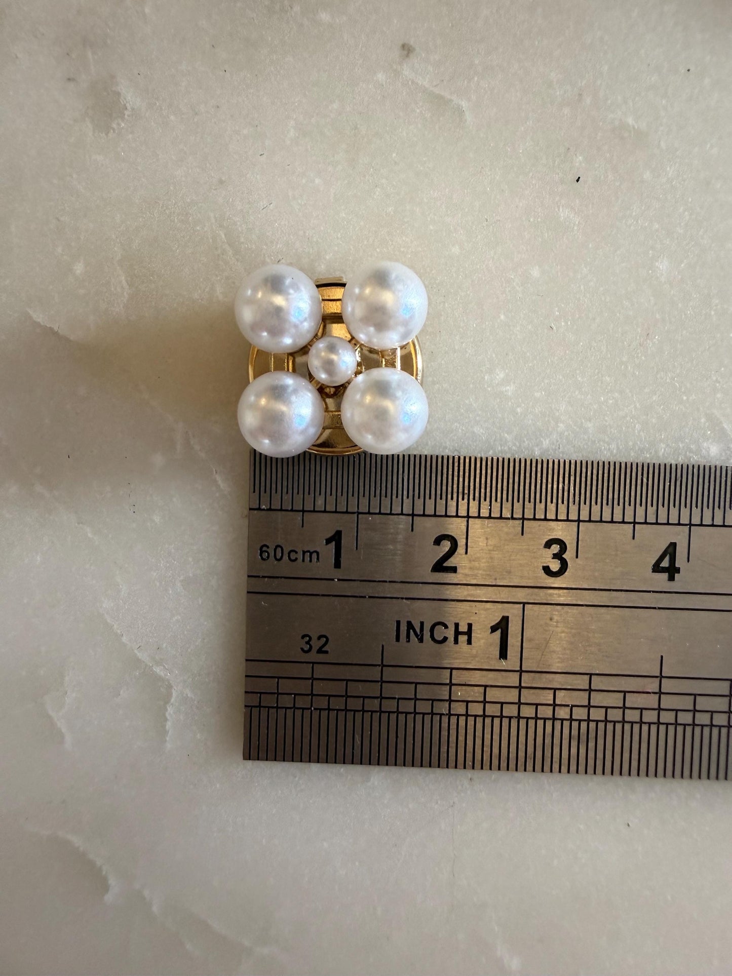 Pearl Button Covers for Shirts (Fits up to 18L), Bridal & Wedding Shirt Accessories