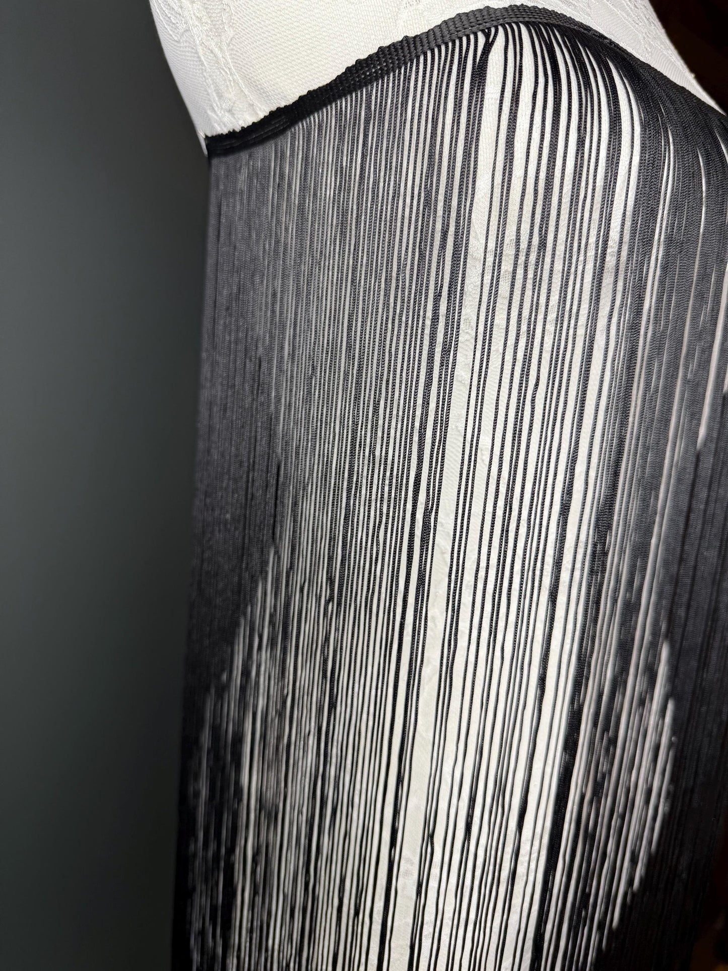 40” Wide Fringe Trim, 100cm Wide Fringe Trimming, High Quality, Dense High Quality Fringe, Black, 27 Colours