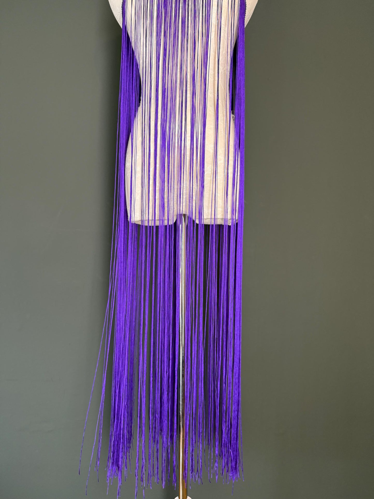 40” Wide Fringe Trim, 100cm Wide Fringe Trimming, High Quality, Dense High Quality Fringe, Purple, 27 Colours