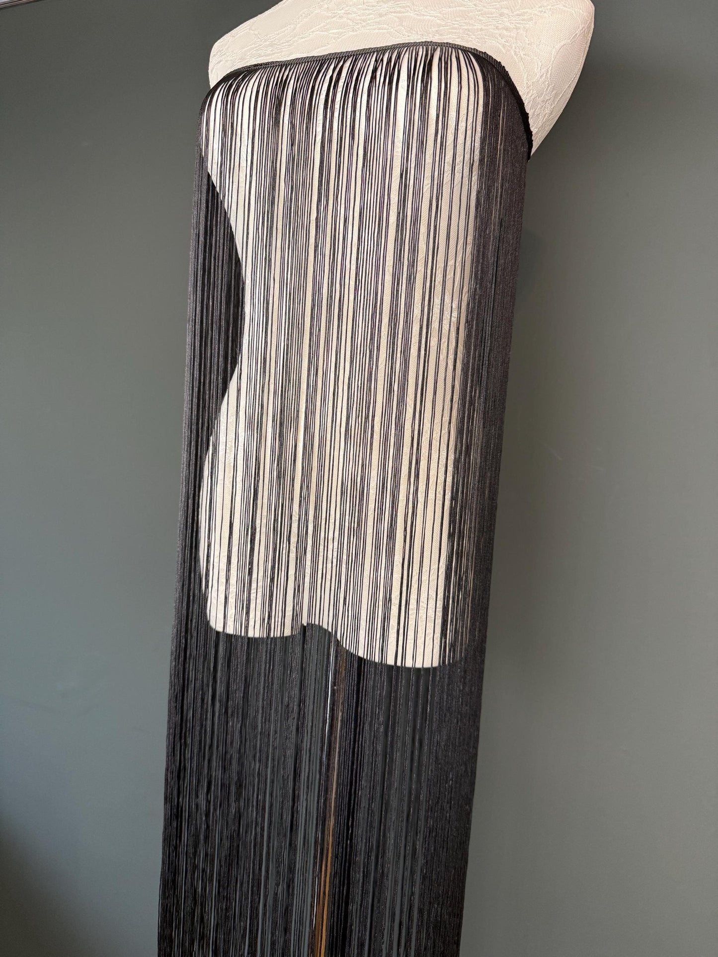 40” Wide Fringe Trim, 100cm Wide Fringe Trimming, High Quality, Dense High Quality Fringe, Black, 27 Colours