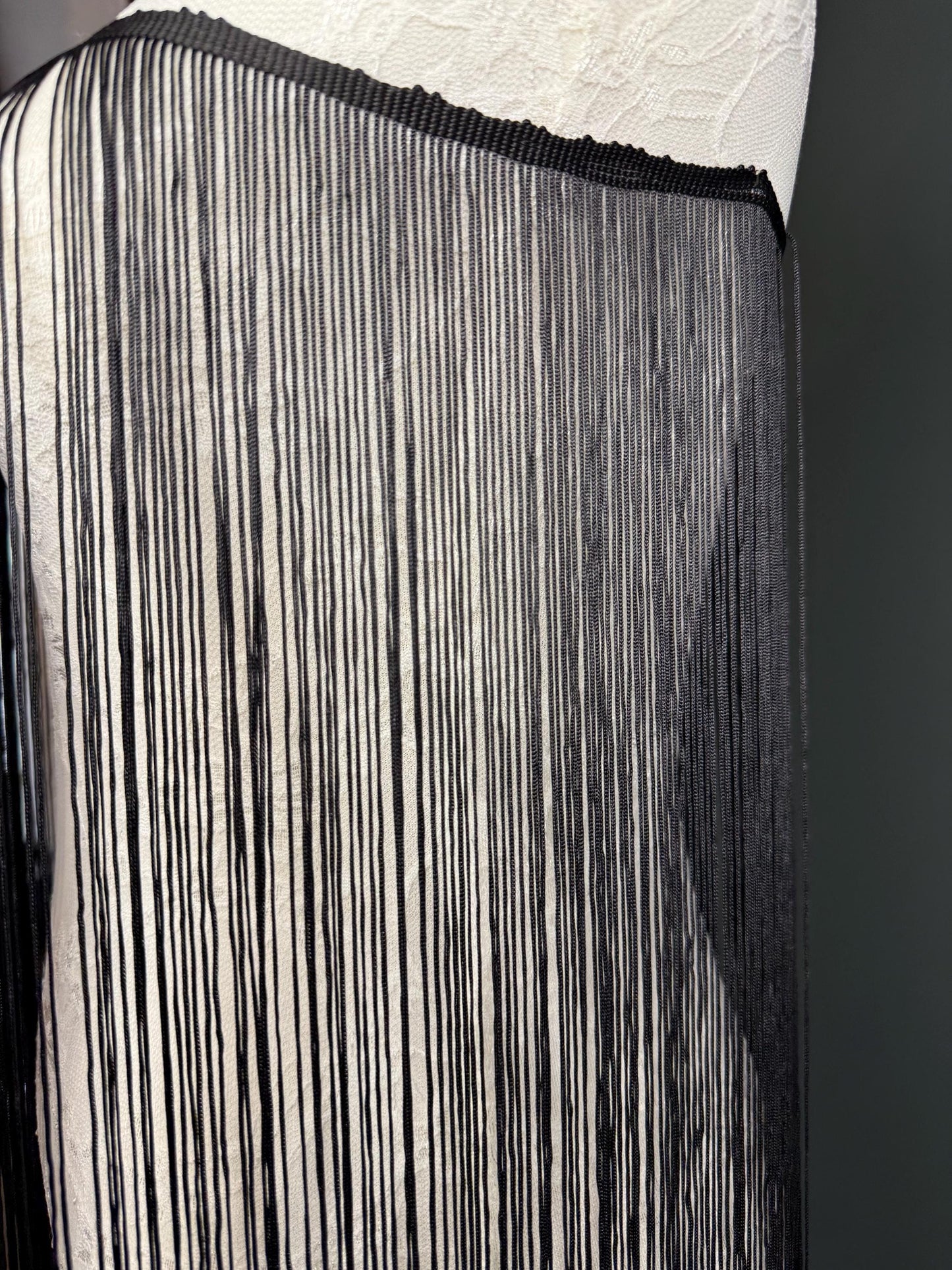 40” Wide Fringe Trim, 100cm Wide Fringe Trimming, High Quality, Dense High Quality Fringe, Black, 27 Colours