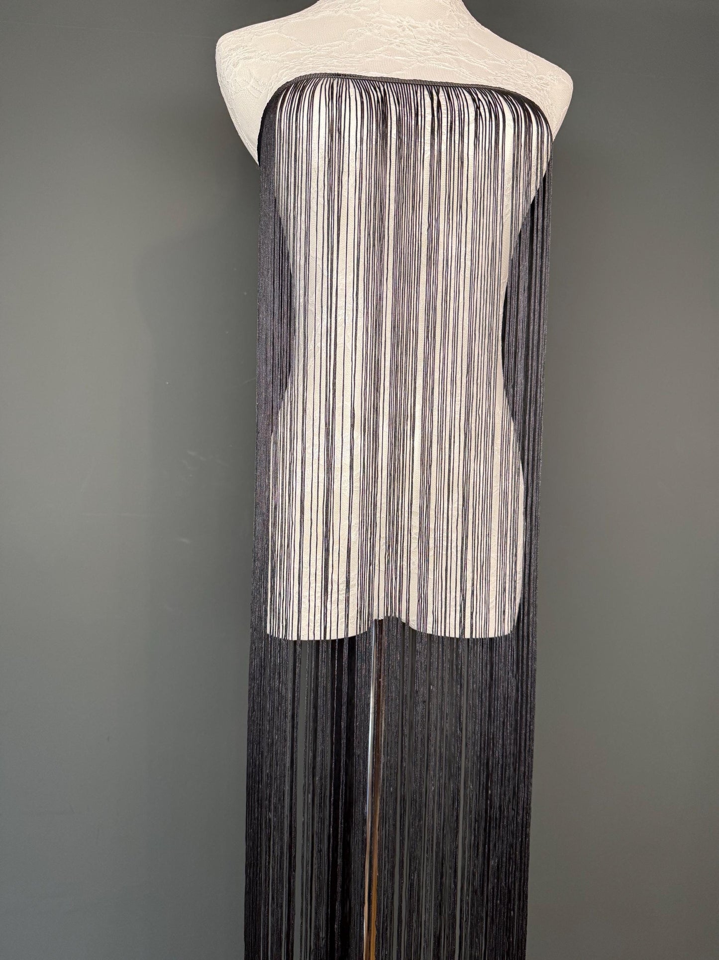 40” Wide Fringe Trim, 100cm Wide Fringe Trimming, High Quality, Dense High Quality Fringe, Black, 27 Colours