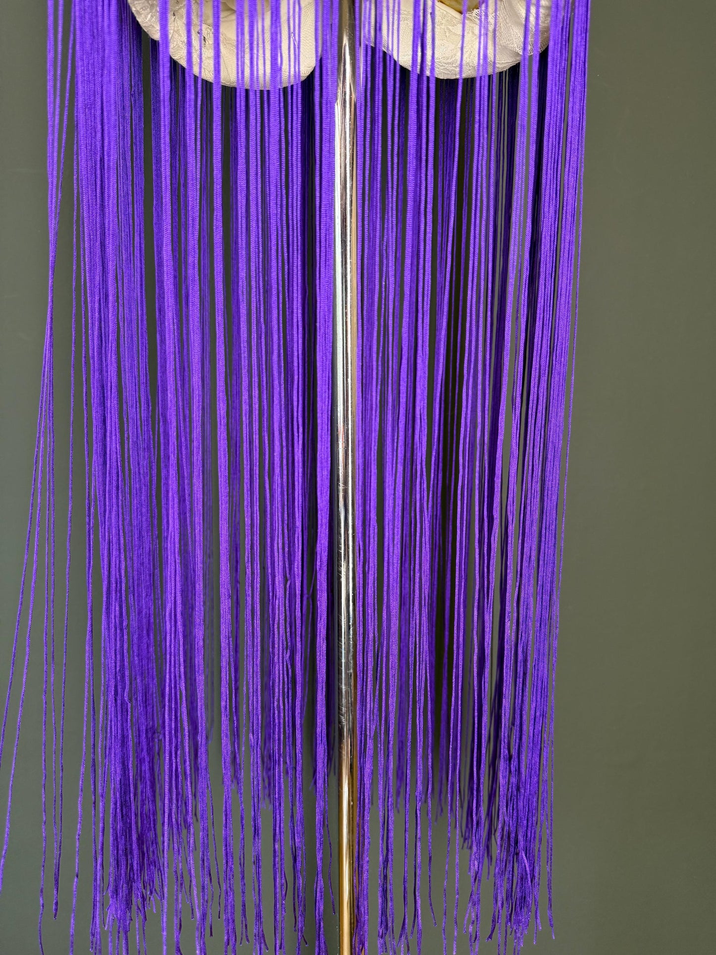 40” Wide Fringe Trim, 100cm Wide Fringe Trimming, High Quality, Dense High Quality Fringe, Purple, 27 Colours