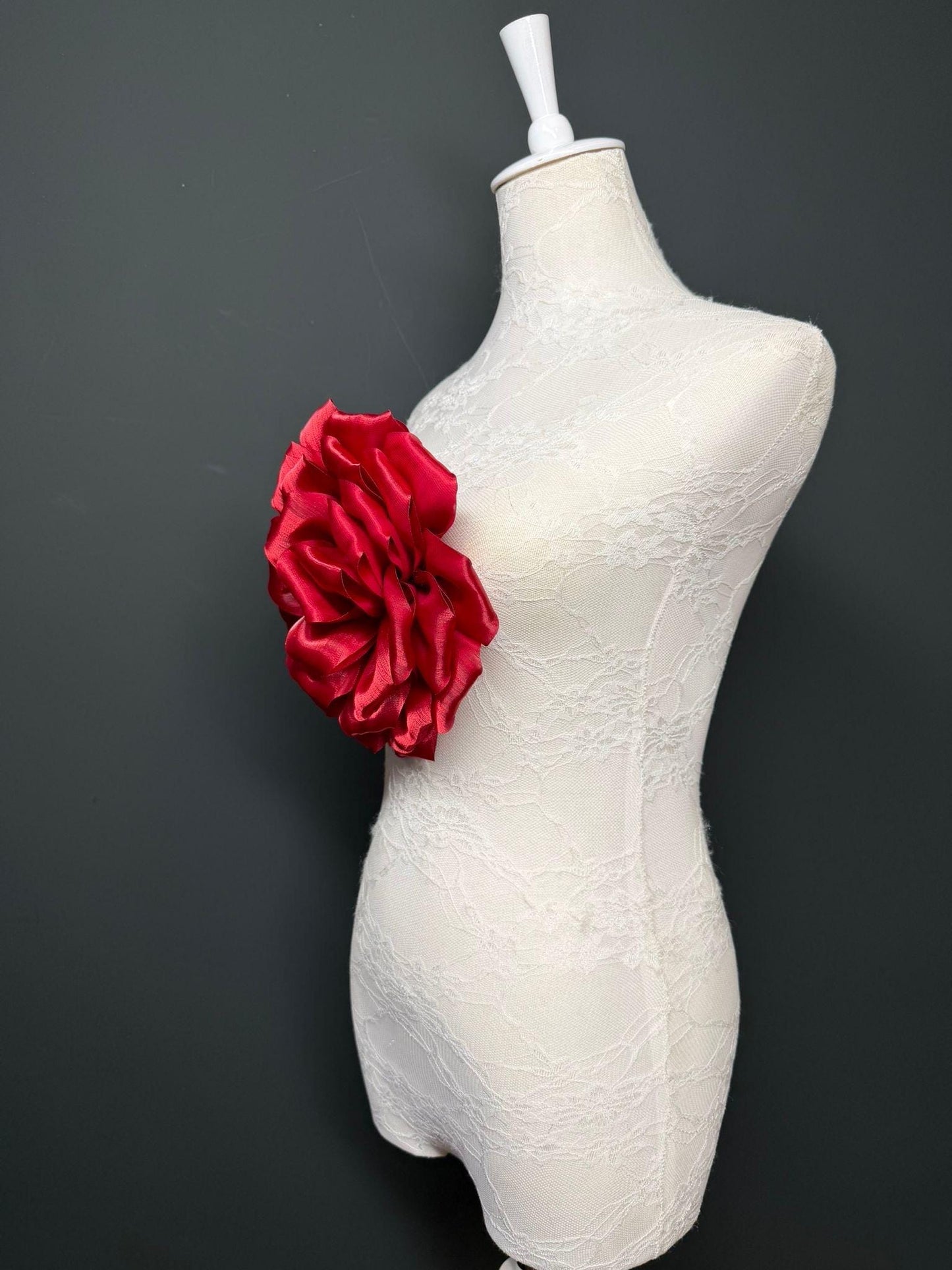 Oversized Large Corsage Flower, Red, 7 colours, 8.5” Wide, 21cm