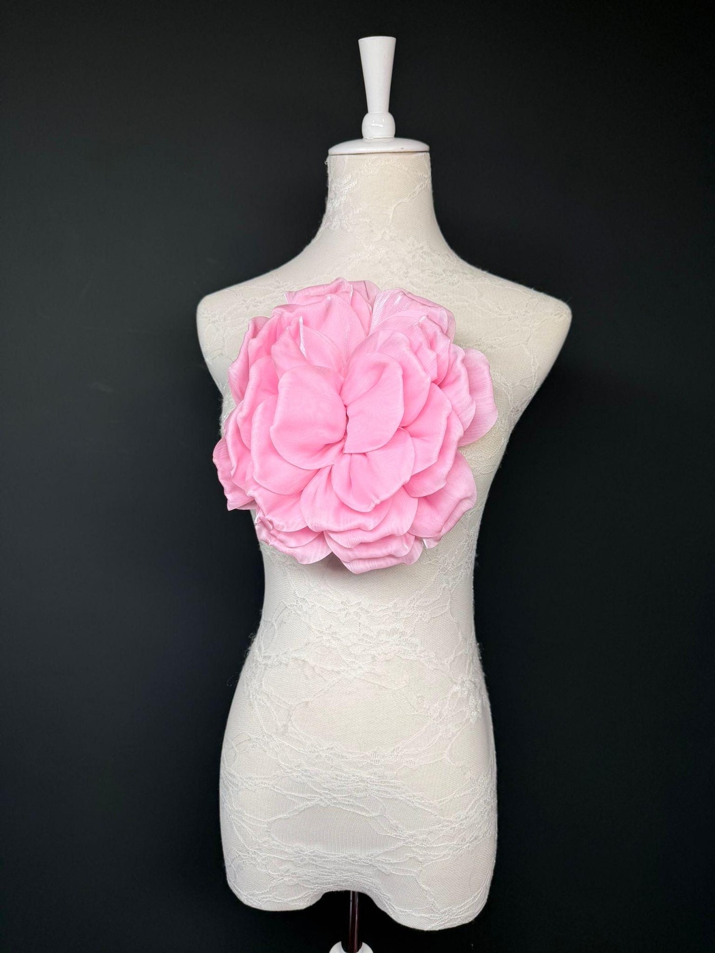 Oversized Large Corsage Flower, Pink, 7 colours, 8.5” Wide, 21cm