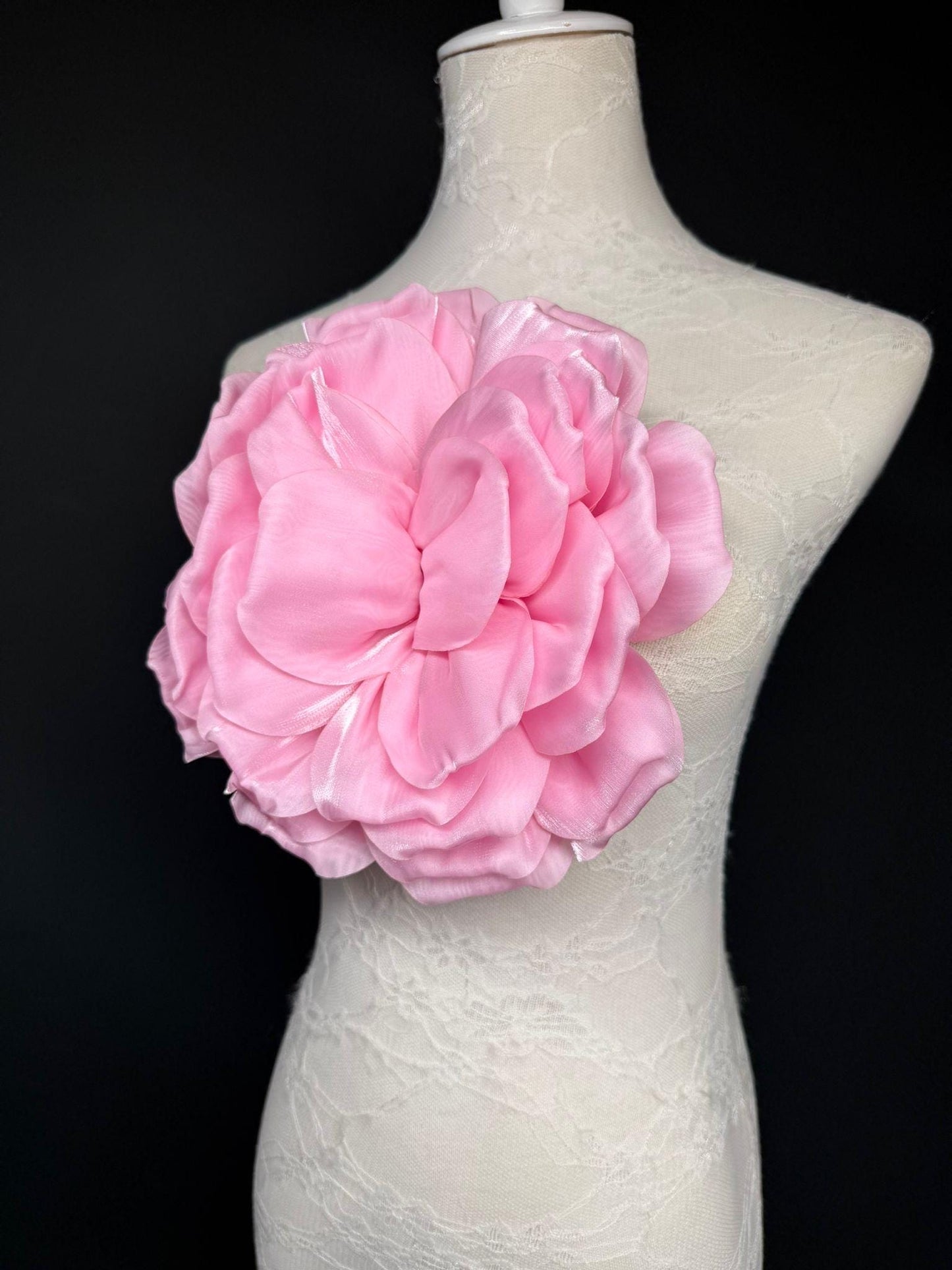 Oversized Large Corsage Flower, Pink, 7 colours, 8.5” Wide, 21cm