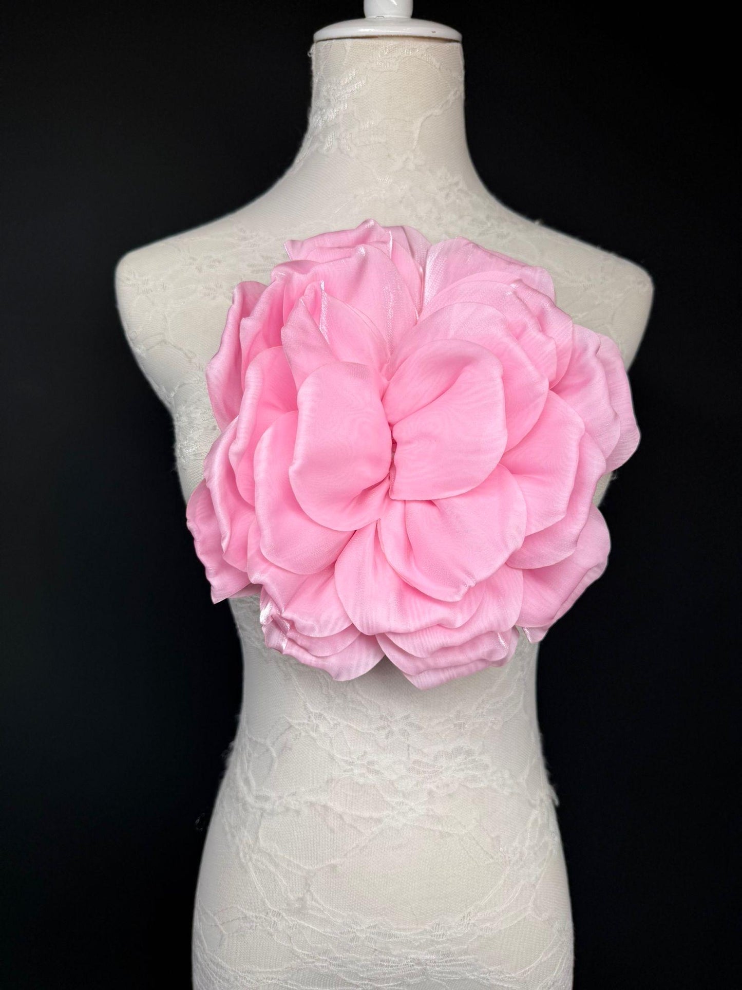 Oversized Large Corsage Flower, Pink, 7 colours, 8.5” Wide, 21cm