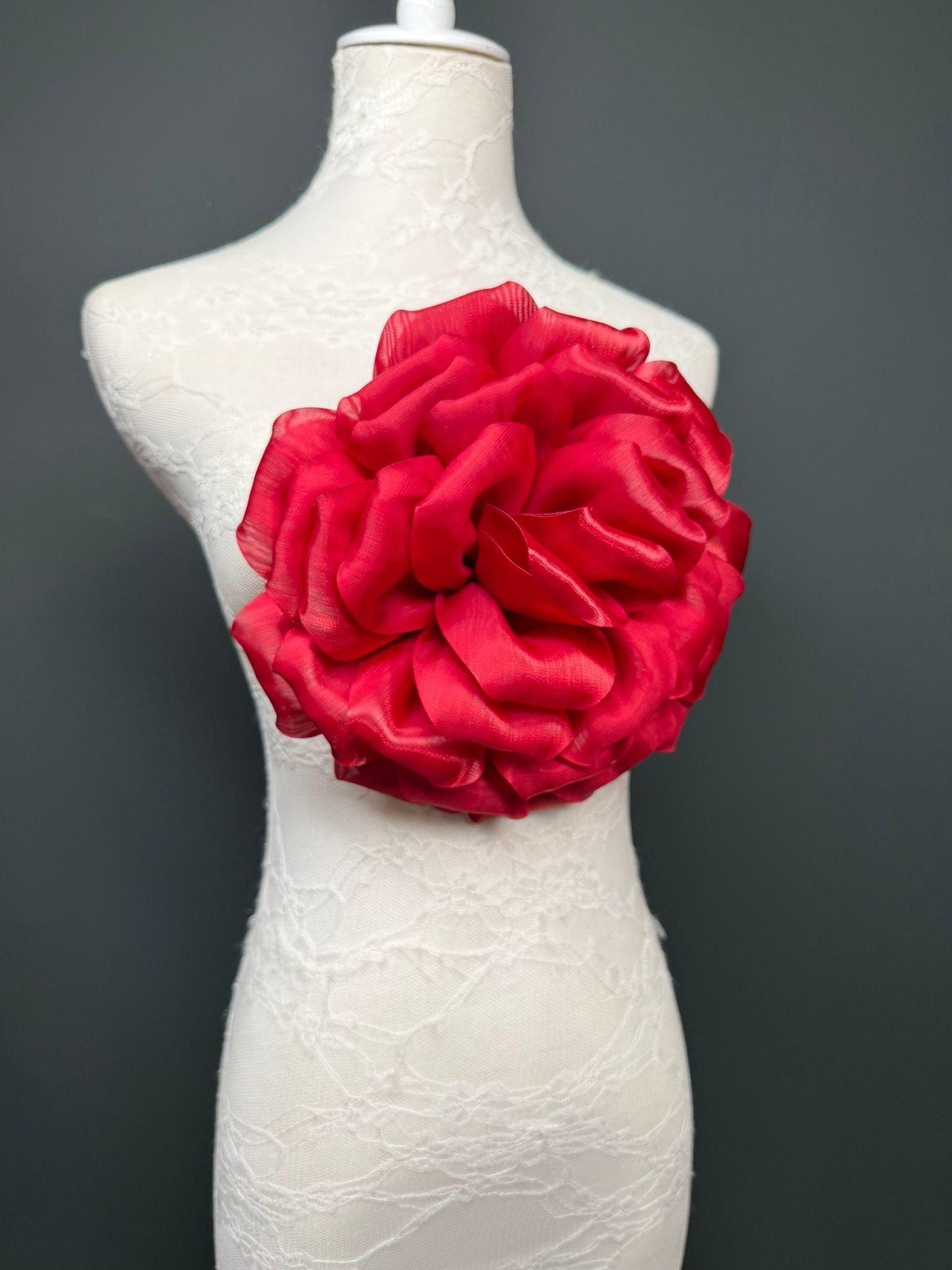Oversized Large Corsage Flower, Mauve, 7 colours, 8.5” Wide, 21cm