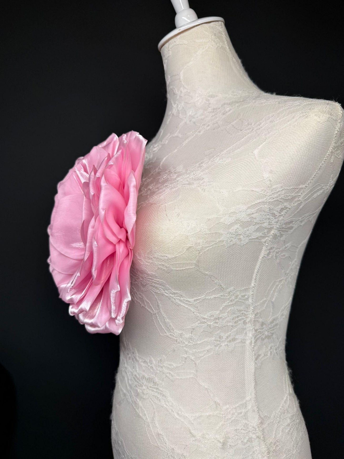 Oversized Large Corsage Flower, Pink, 7 colours, 8.5” Wide, 21cm