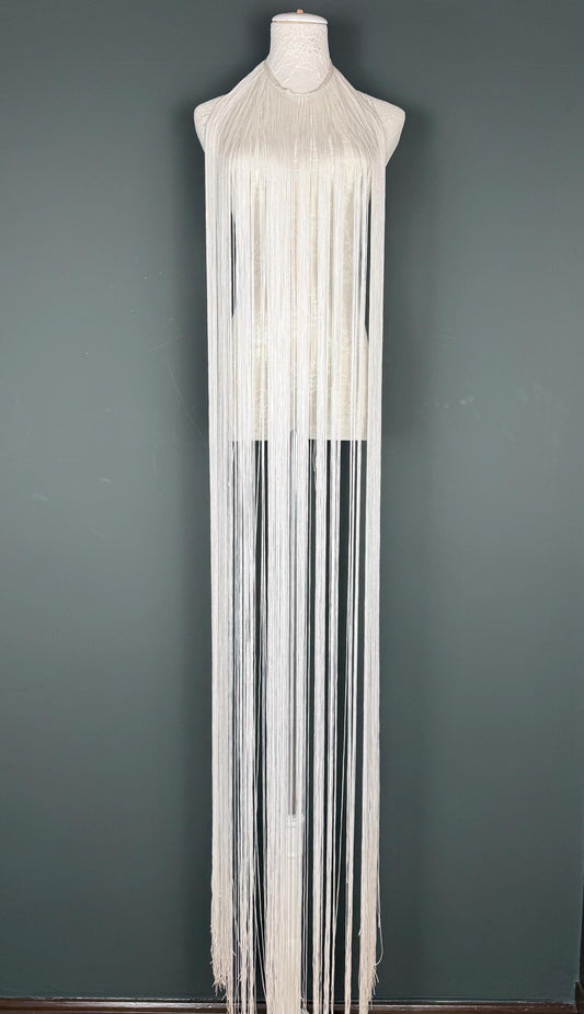 67" Dense Fringe Trim White, 4 Colour Options