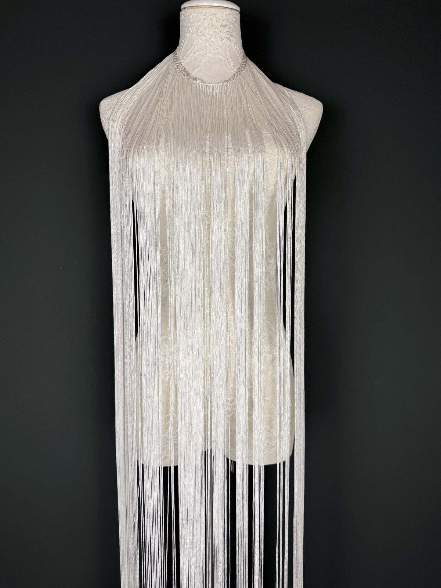 67" Dense Fringe Trim White, 4 Colour Options