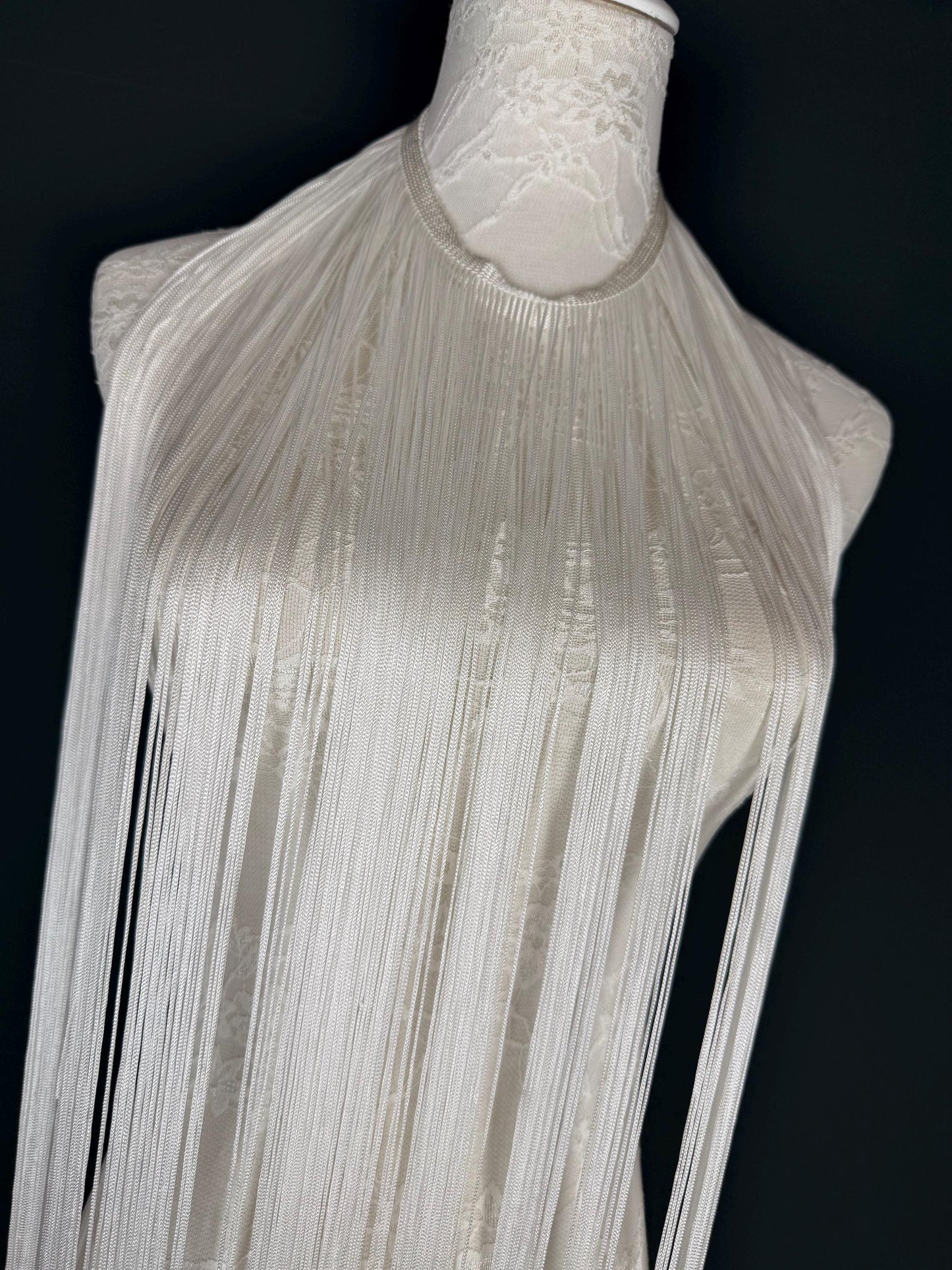 67" Dense Fringe Trim White, 4 Colour Options