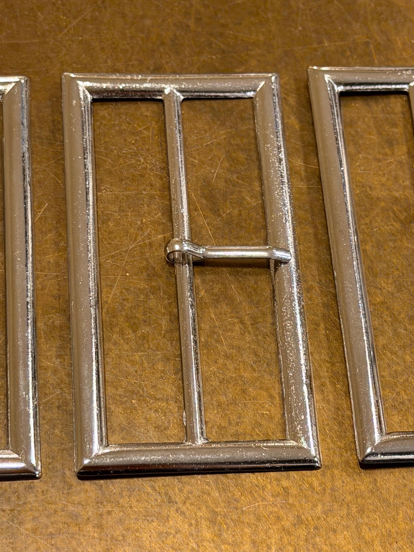 Buckle, Metal Silver Buckle, 8cm Middle Bar, 9cm x 4.5cm size, Slider, Belt Buckle, Prongs, Costumes, Couture, Elegant, Fashion
