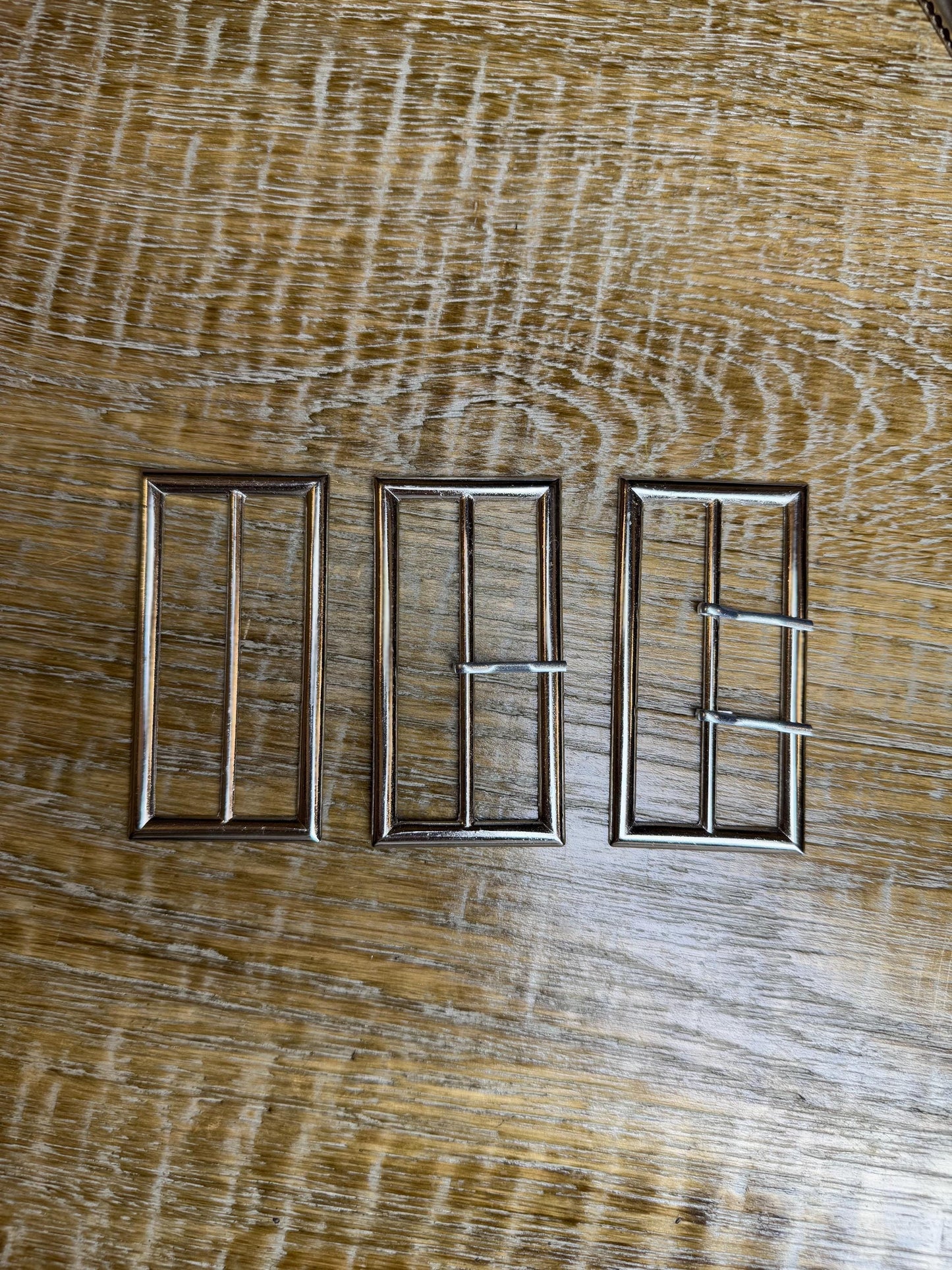 Buckle, Metal Silver Buckle, 8cm Middle Bar, 9cm x 4.5cm size, Slider, Belt Buckle, Prongs, Costumes, Couture, Elegant, Fashion