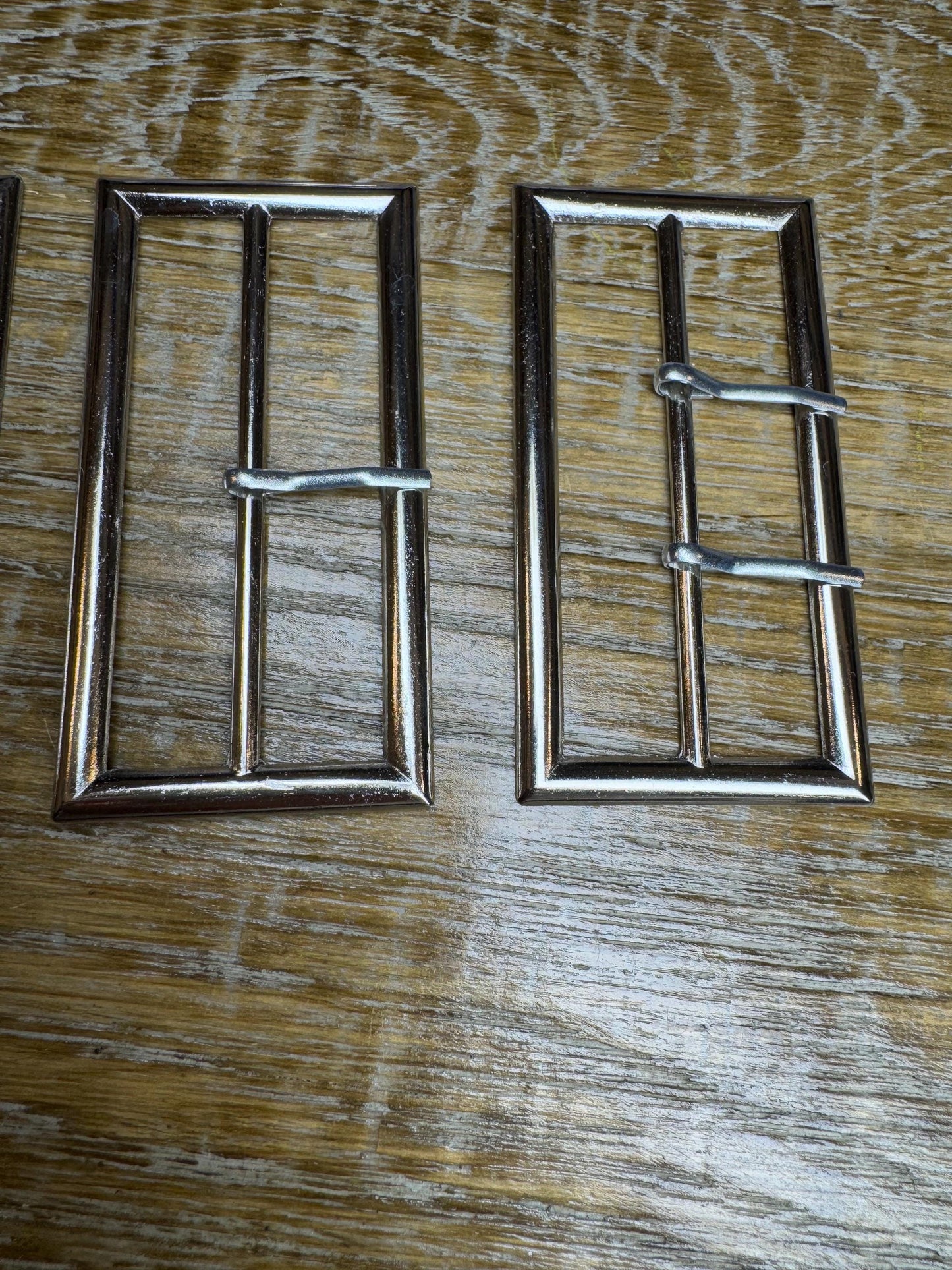 Buckle, Metal Silver Buckle, 8cm Middle Bar, 9cm x 4.5cm size, Slider, Belt Buckle, Prongs, Costumes, Couture, Elegant, Fashion
