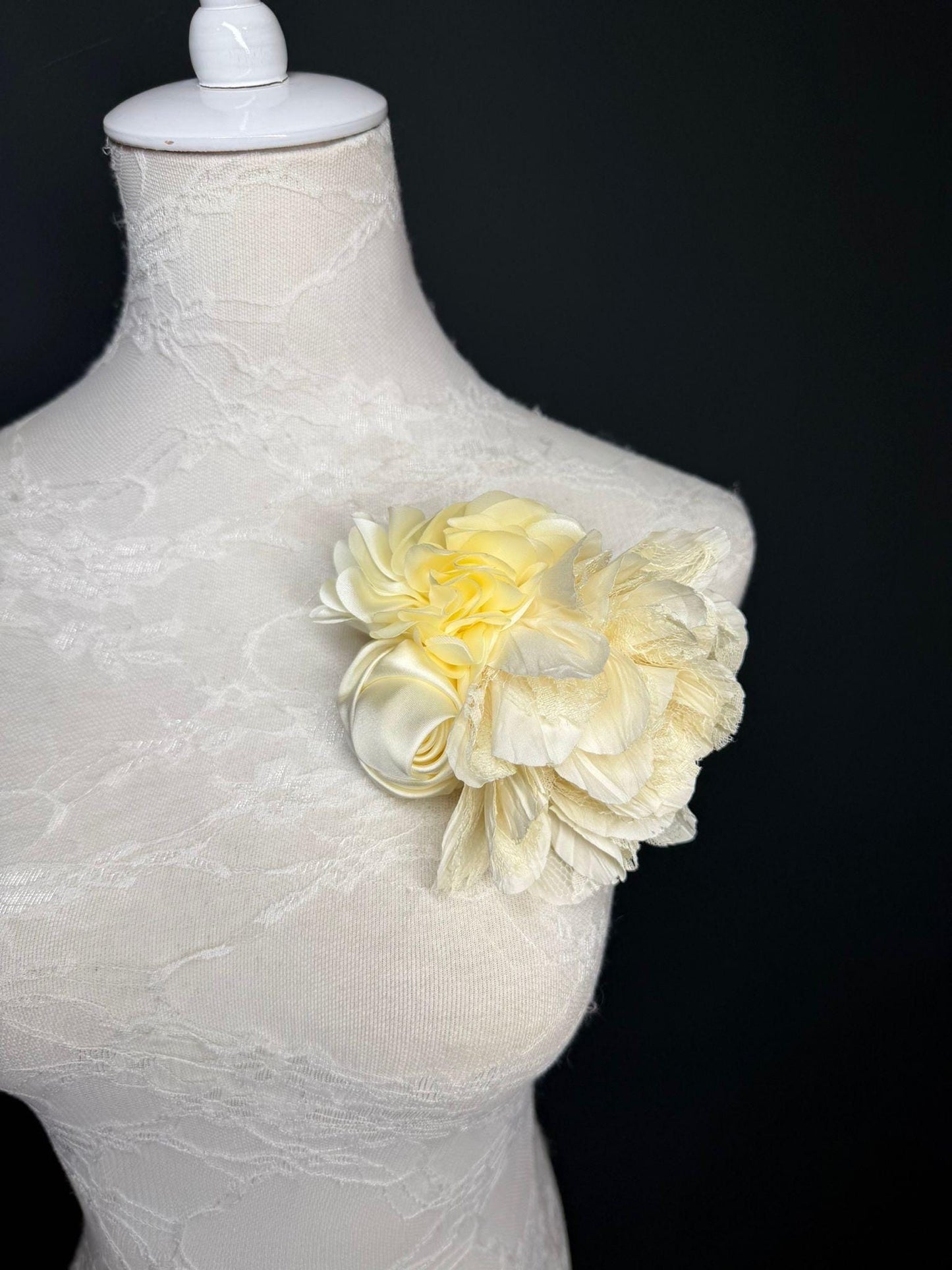 Large Corsage Flower, Purple, 9 colours, 5.5” 14cm Wide
