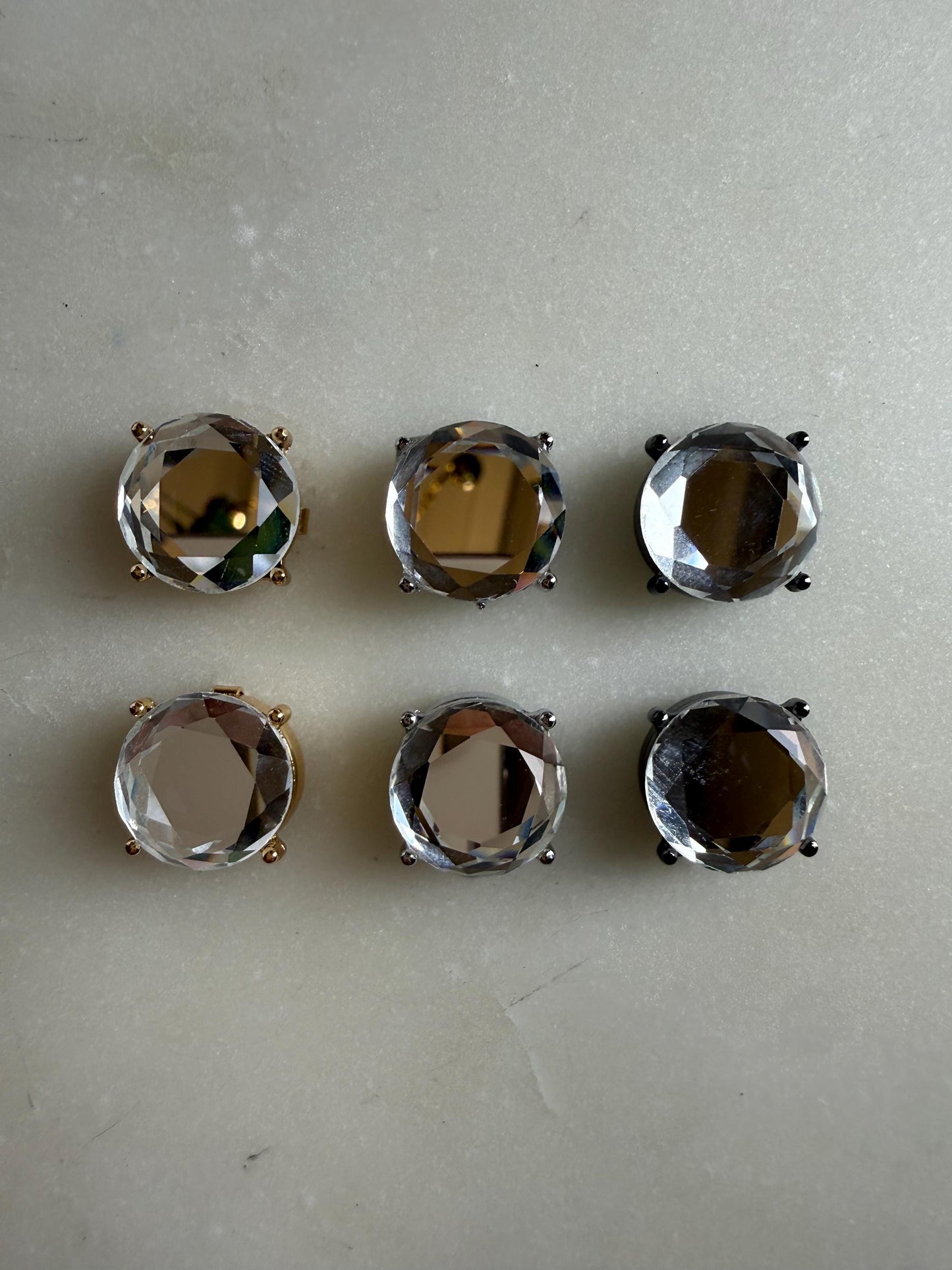 Jewel Button Covers for Shirts (Fits up to 18L), Bridal & Wedding Shirt Accessories