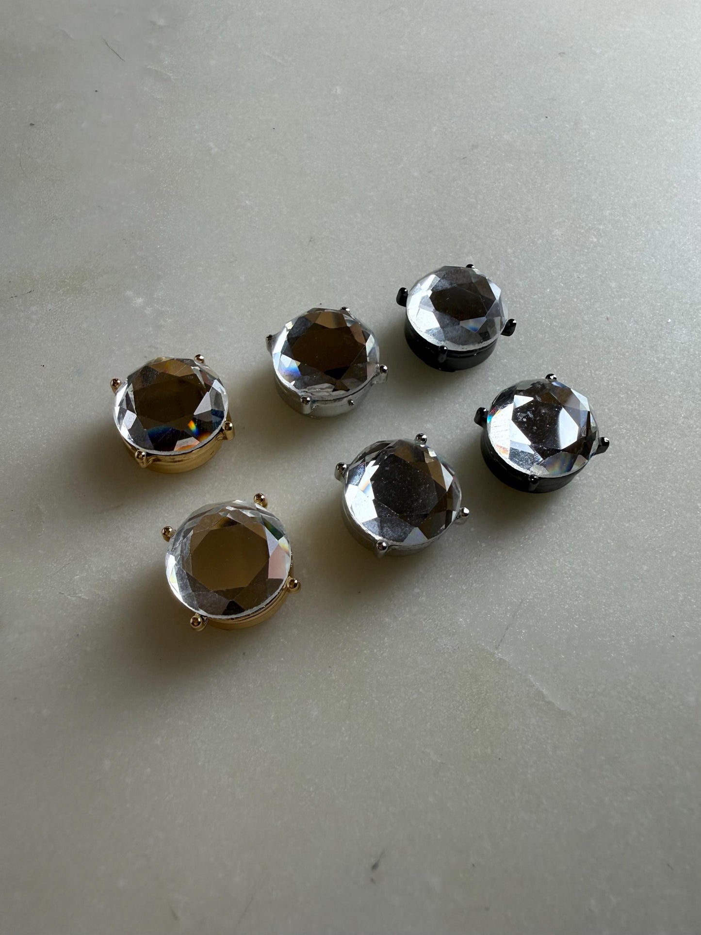 Jewel Button Covers for Shirts (Fits up to 18L), Bridal & Wedding Shirt Accessories