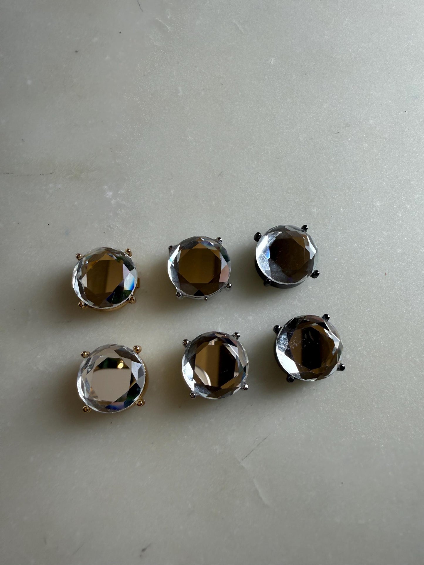 Jewel Button Covers for Shirts (Fits up to 18L), Bridal & Wedding Shirt Accessories