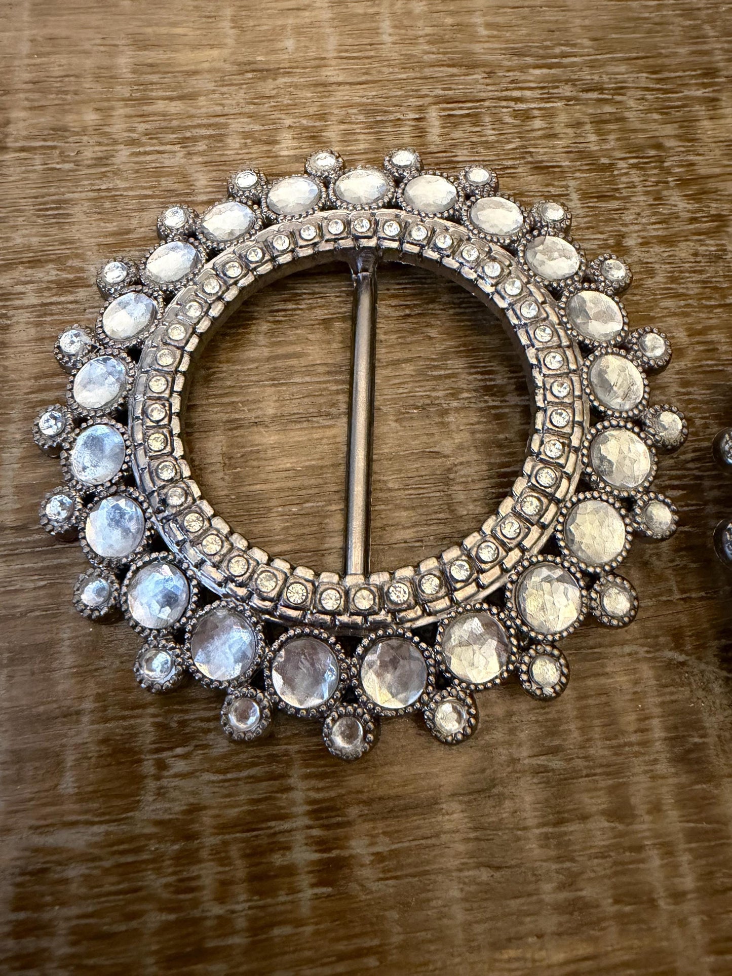 Rhinestone Buckle, Light Weight ABS, Clothing Belt Accessory