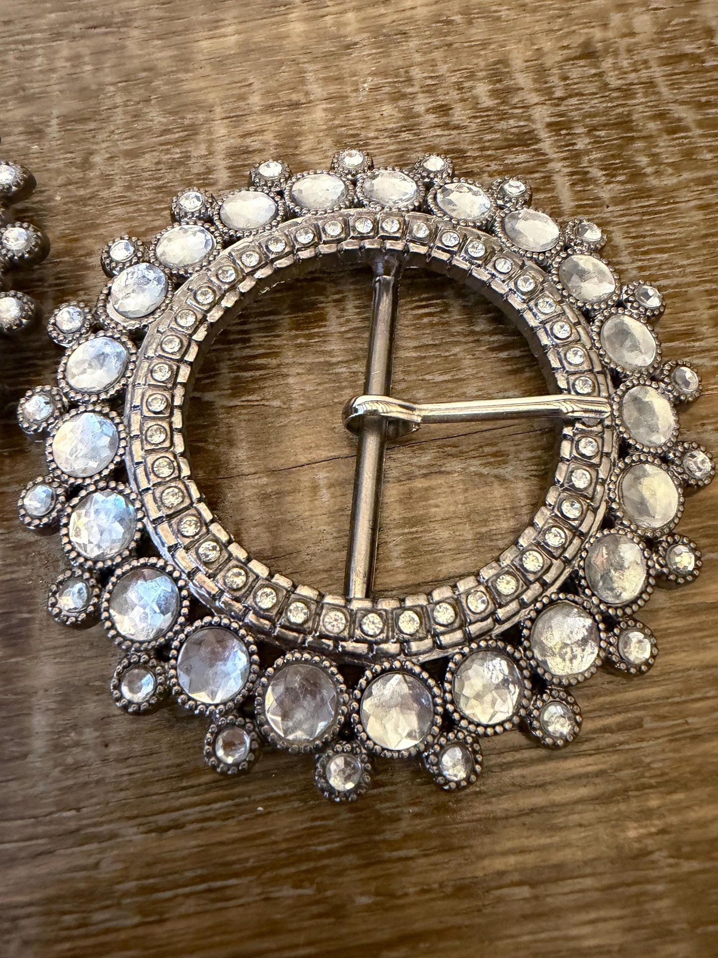 Rhinestone Buckle, Light Weight ABS, Clothing Belt Accessory