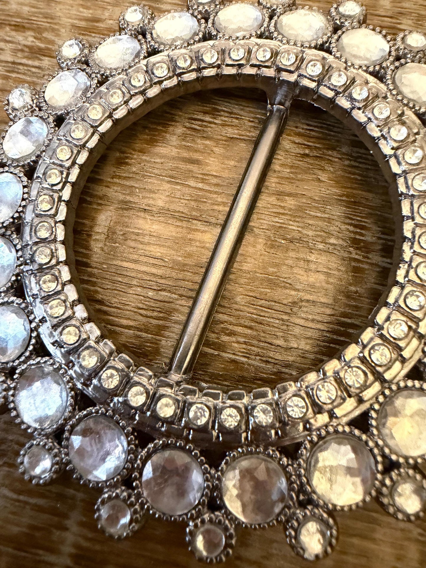 Rhinestone Buckle, Light Weight ABS, Clothing Belt Accessory