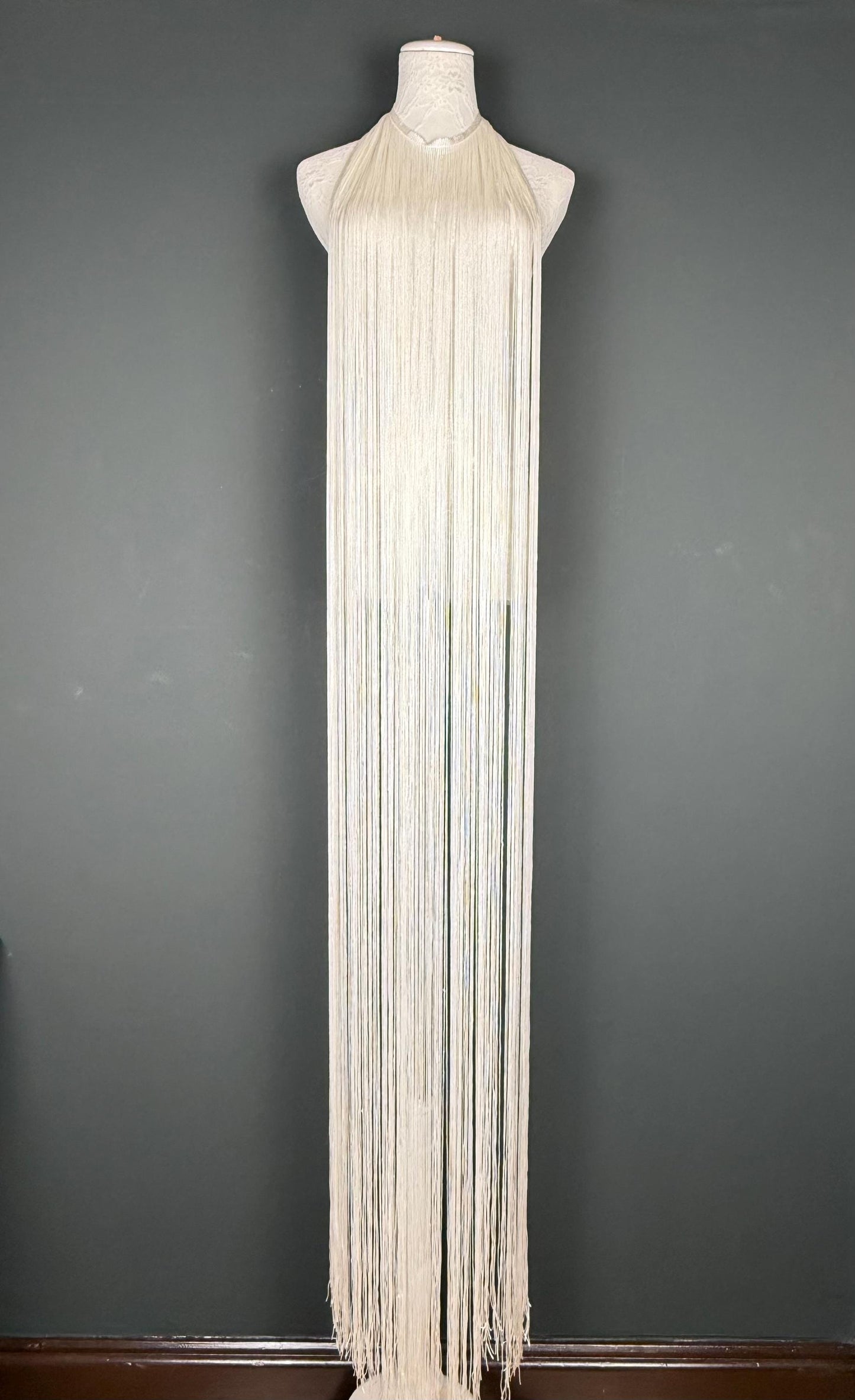 67" Dense Fringe Trim Ivory, 4 Colour Options