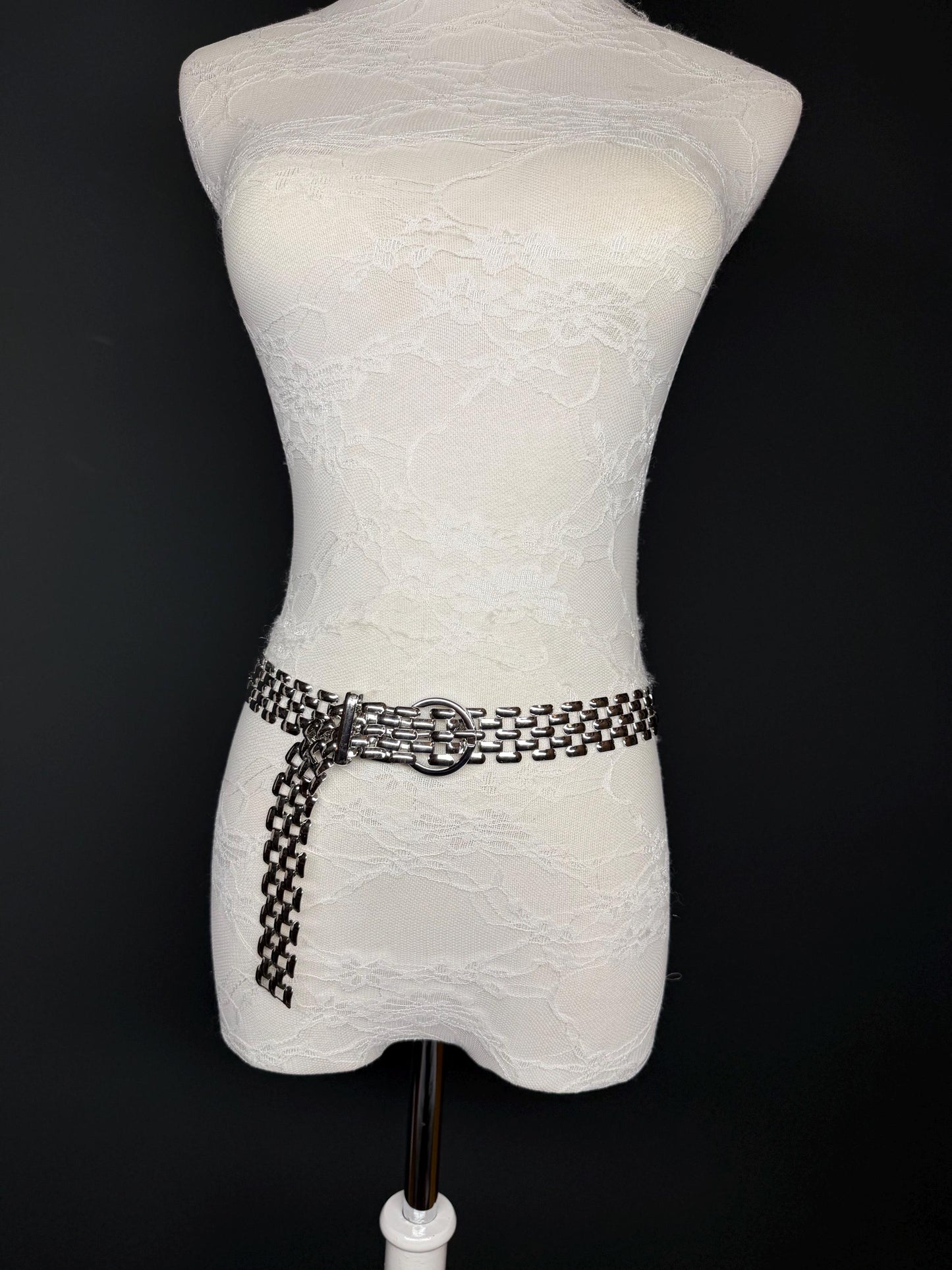 X-long Ring Belt, Metal Ring Belt, Teen Sizes, Size 18”-60”, Fan Design, Fan Collection, Gold, Silver Metal belt, Fashion Accessory