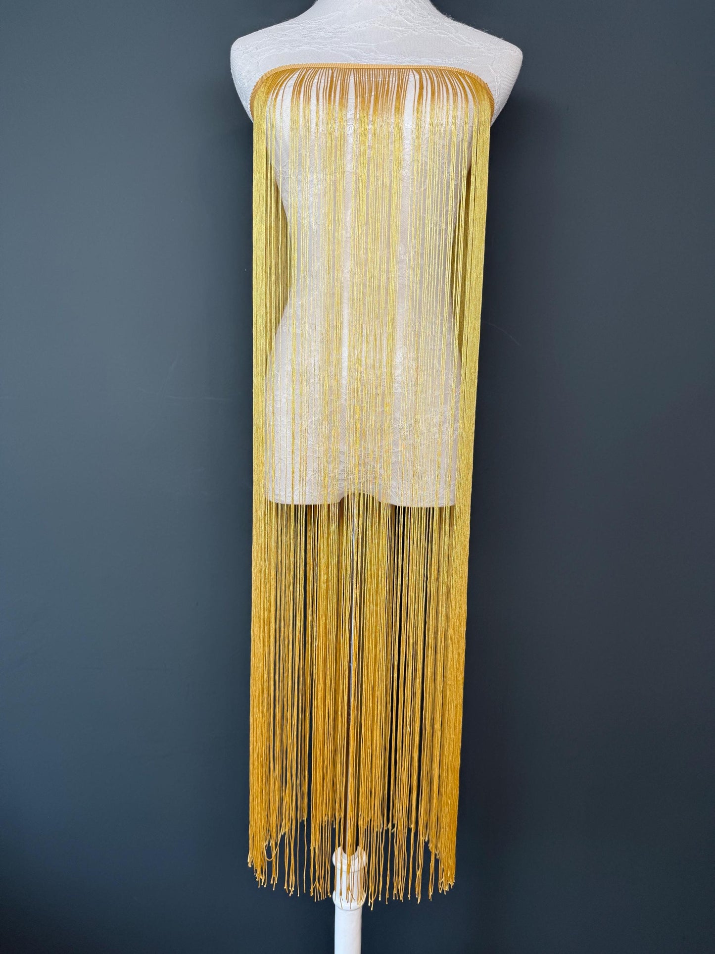 40" Dense Fringe Trim, 27 Colour Options