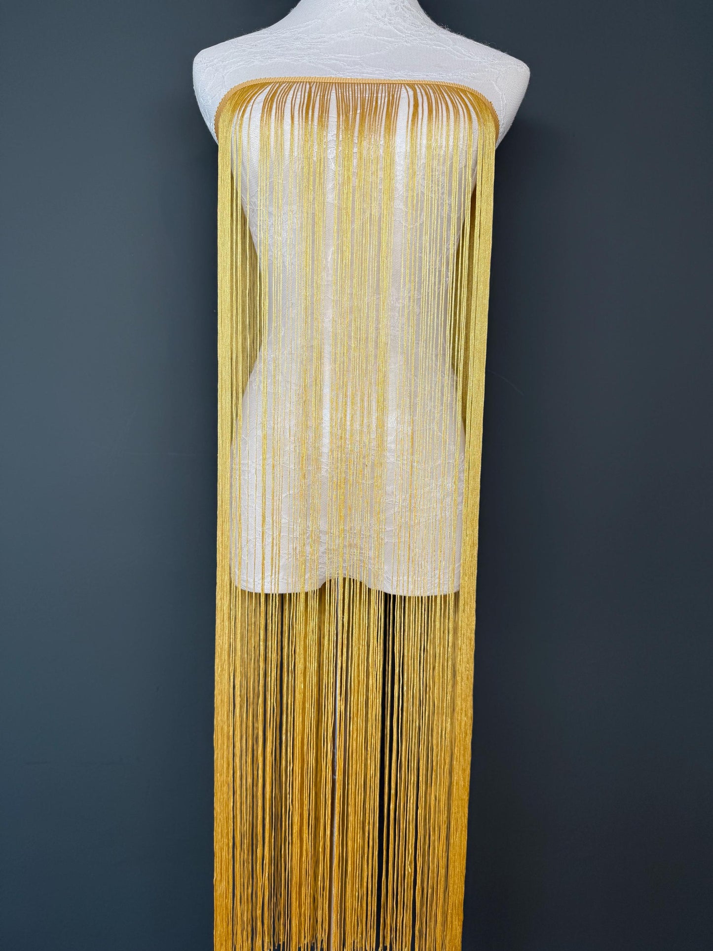 40" Dense Fringe Trim, 27 Colour Options