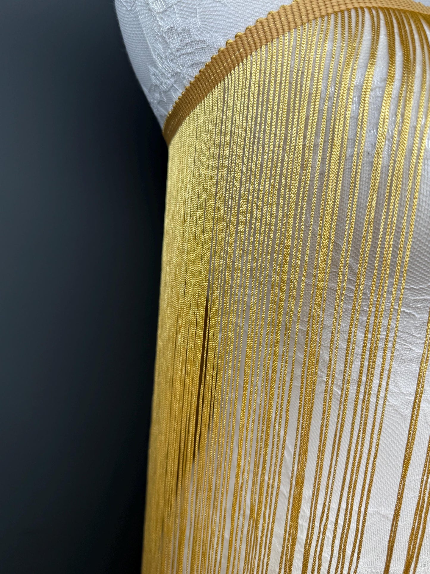 40" Dense Fringe Trim, 27 Colour Options