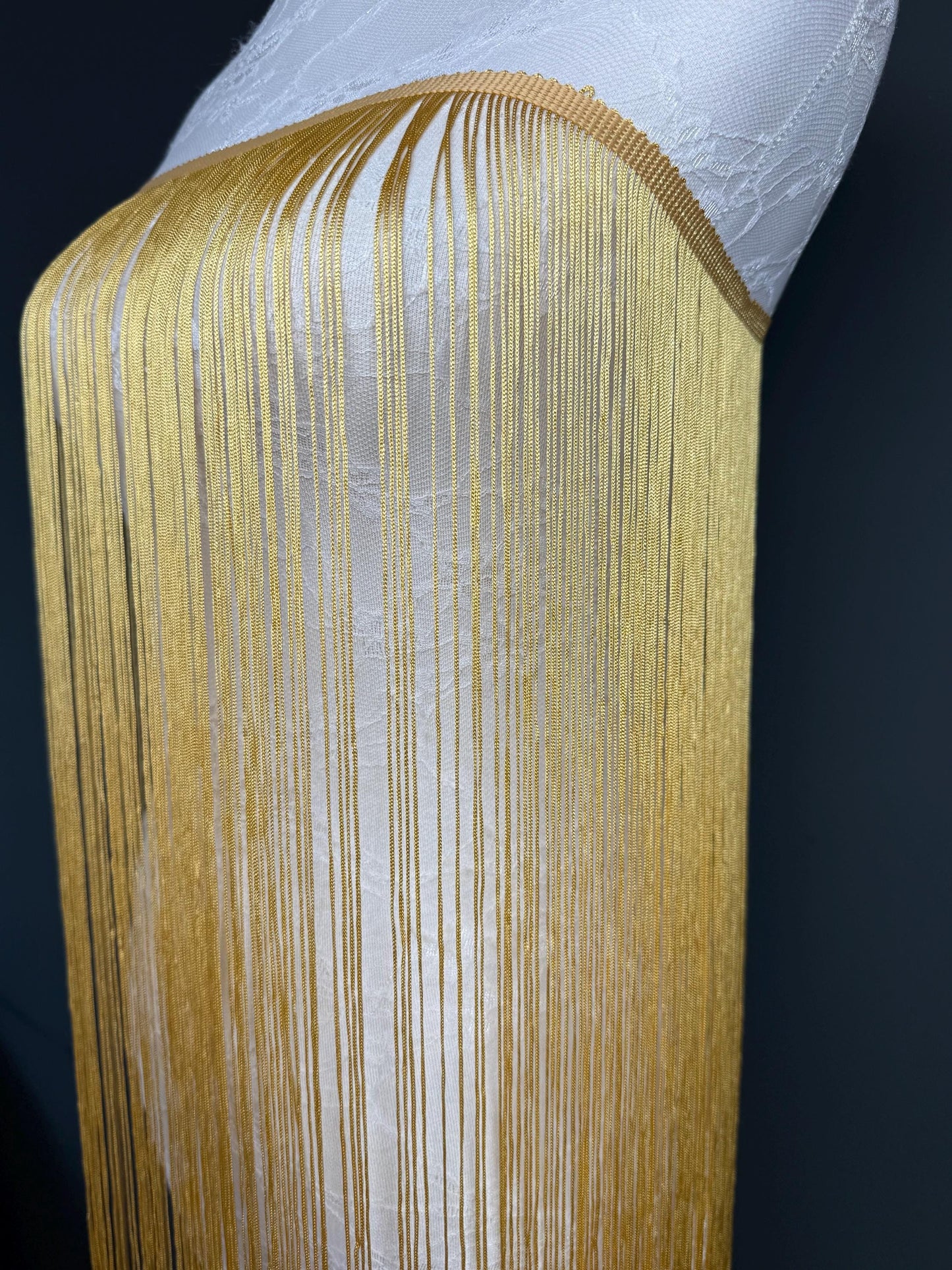 40" Dense Fringe Trim, 27 Colour Options