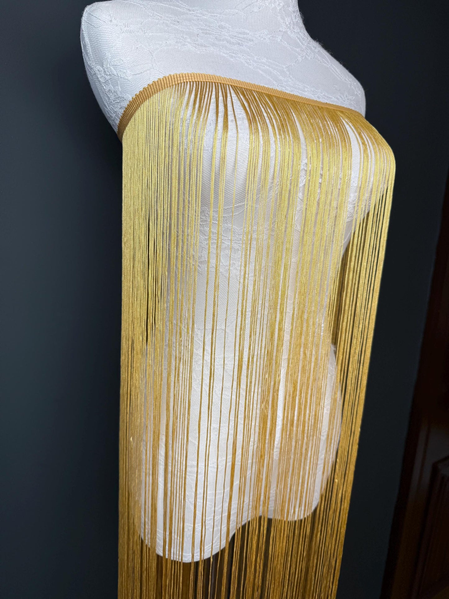40" Dense Fringe Trim, 27 Colour Options